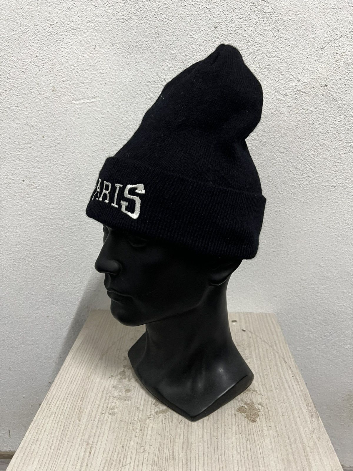 Vintage Vintage Paris Spell Out Beanie Hat Size ONE SIZE - 3 Thumbnail