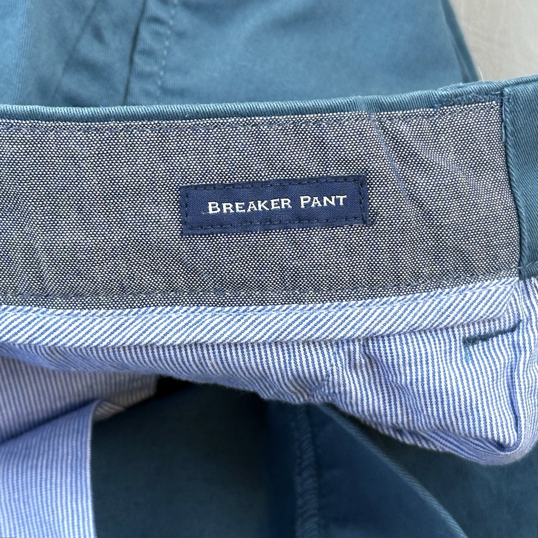 Vineyard Vines Vineyard Vines Breaker Pants Mens 28x30 Teal Flat Front Chino Stretch Preppy Size US 28 / EU 44 - 6 Thumbnail