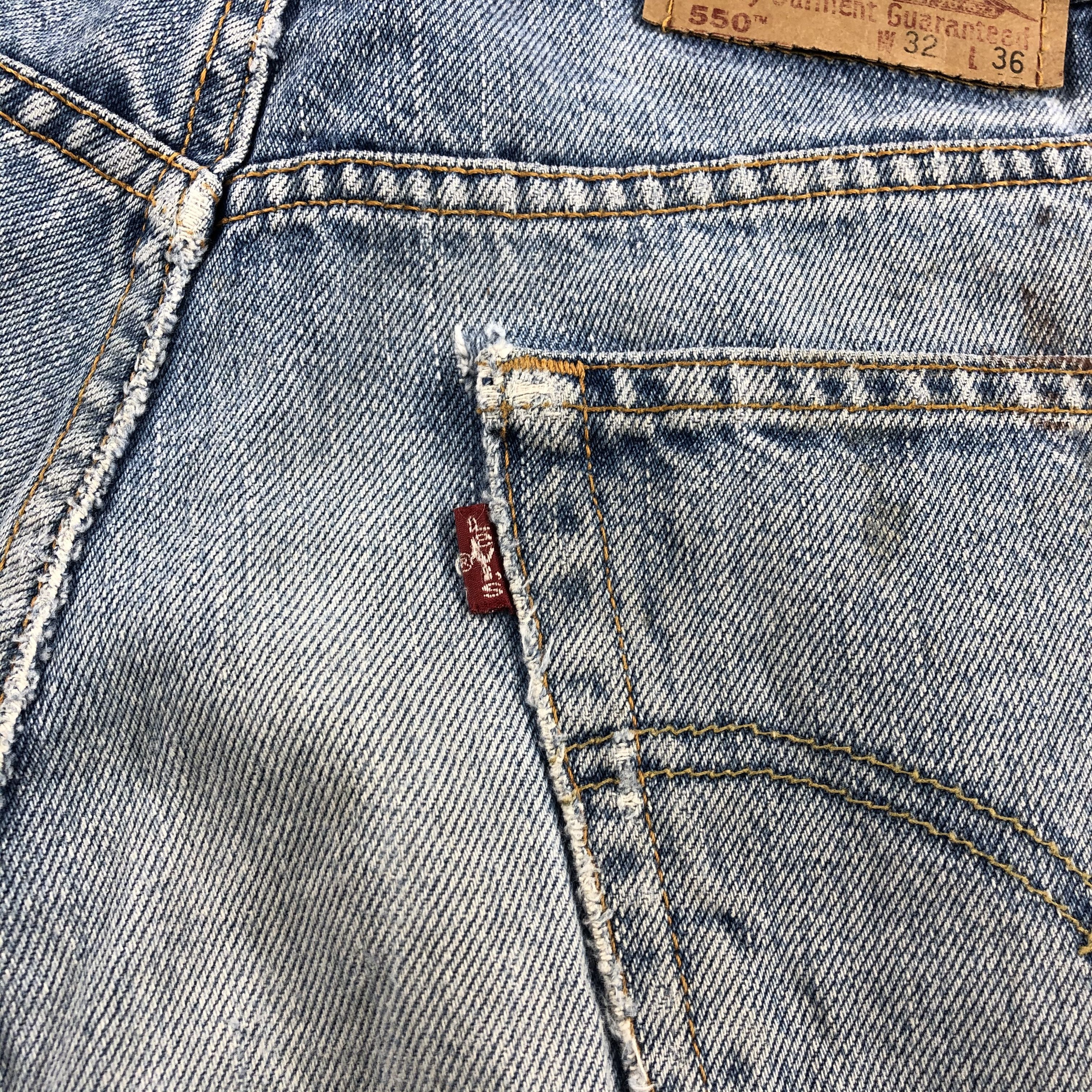 Levi's × Vintage Vintage 90s Light Wash Levis 550 Jeans-JM2413 Size US 33 - 7 Thumbnail