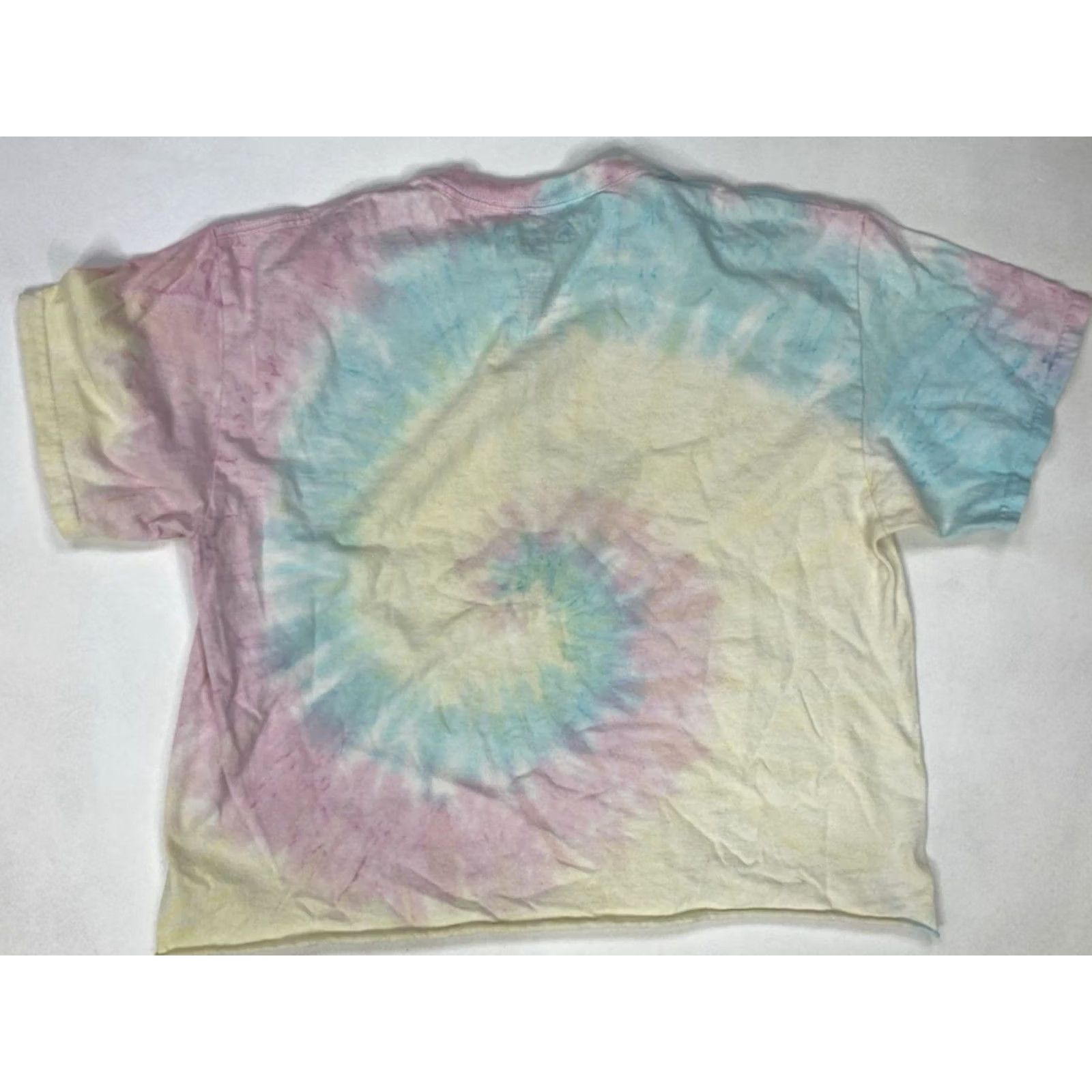 Disney Disney Mickey Mouse Crop Retro Graphic T-Shirt Women Small Multicolor Tie Dye Shirt Size S / US 4 / IT 40 - 3 Thumbnail