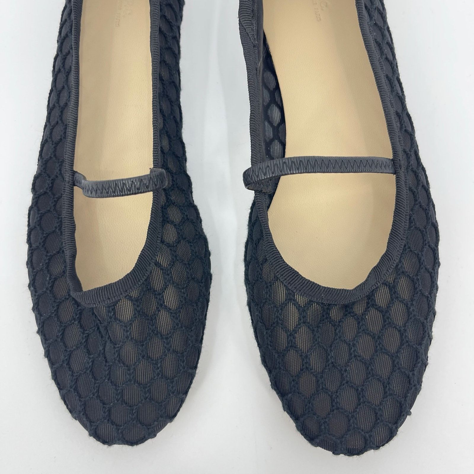 A.P.C. A.P.C. | Black Mesh Swan Ballet Mary Jane Flats 37 Size US 7 / IT 37 - 10 Thumbnail