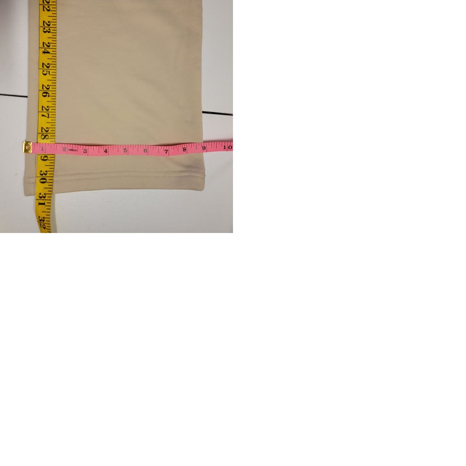 Rusty Rusty Womens XS Lounge Pants Straight Leg Beige Pull On Pop Front Pockets Solid Beach Casual Pants Womens XS Size 26" / US 2 / IT 38 - 9 Thumbnail
