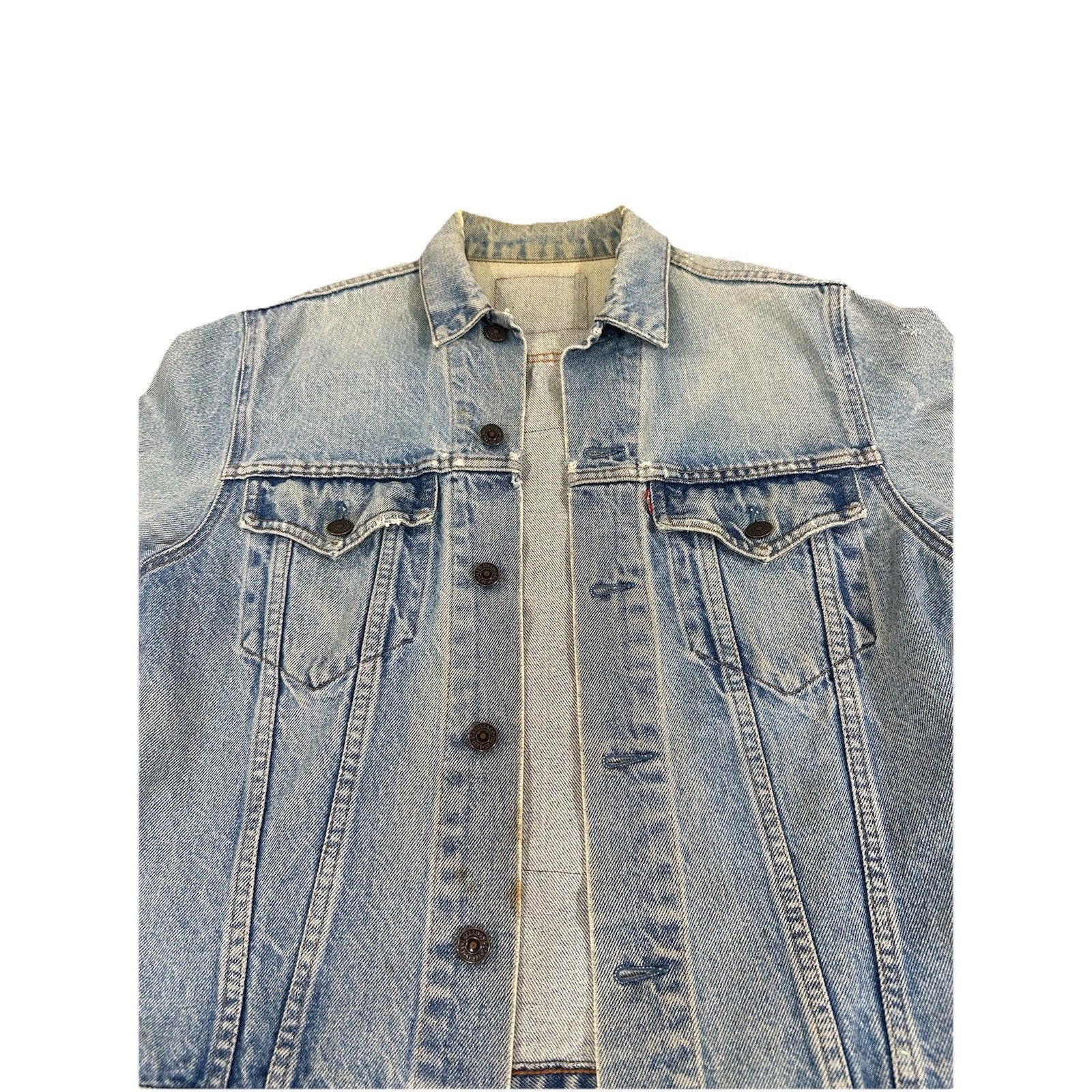 Levi's Vintage Ozzy Osbourne Black Sabbath Custom Denim Jacket Rock Size US M / EU 48-50 / 2 - 2 Thumbnail