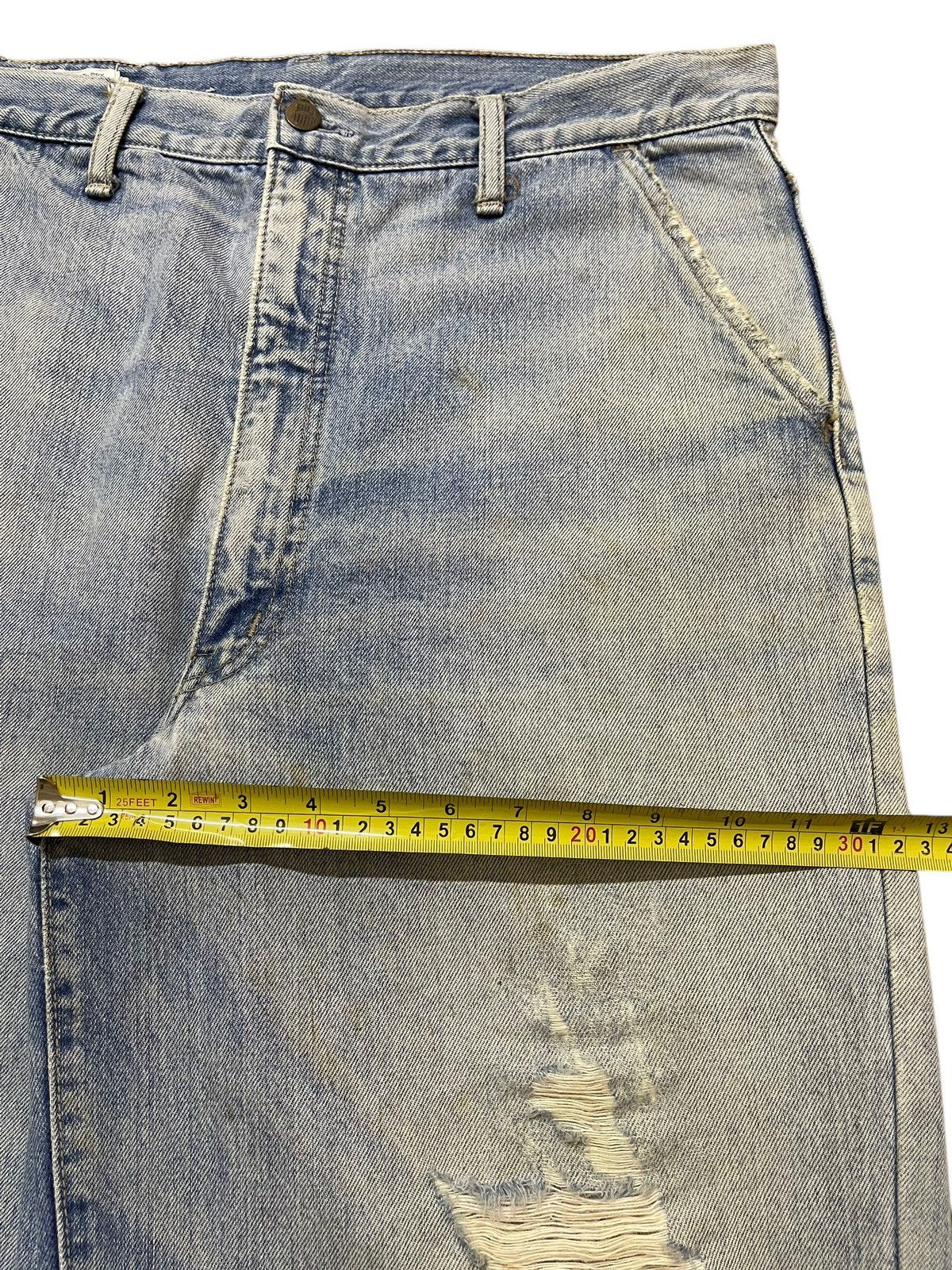 Big John Vintage Big John Faded Wash Distressed Style Baggy Jeans Size US 34 / EU 50 - 15 Thumbnail