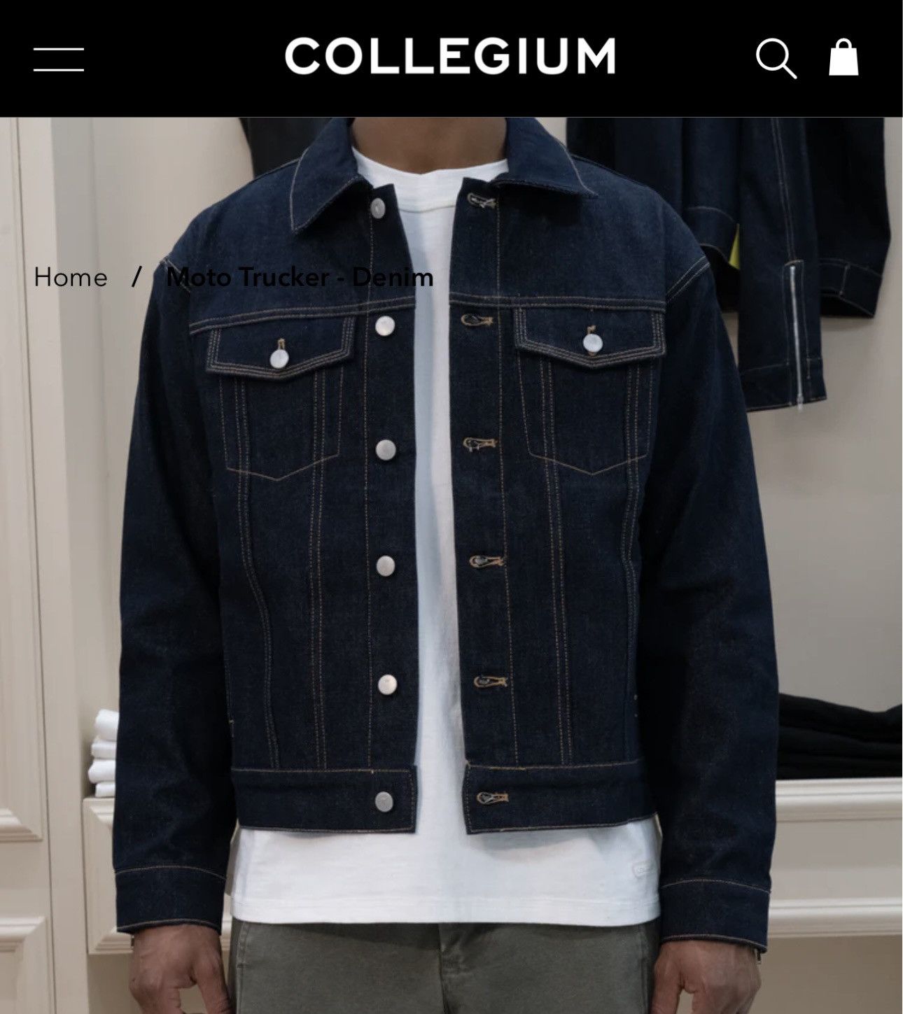 Collegium Collegium Denim Trucker Medium Size US M / EU 48-50 / 2 - 3 Thumbnail