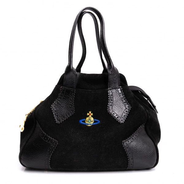 Other Vivienne Westwood size os Saturn embroidered suede handbag Size ONE SIZE - 2 Thumbnail