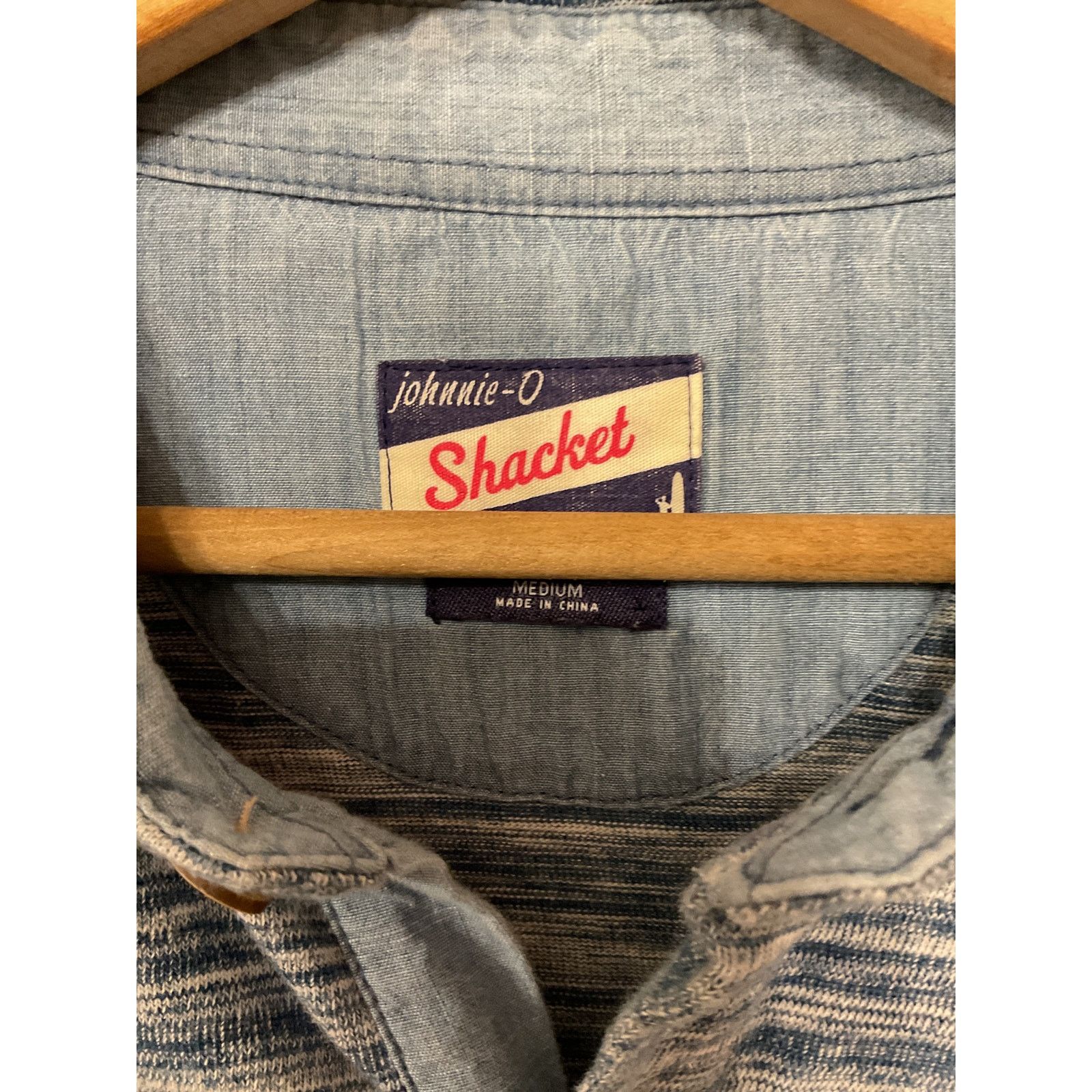 johnnie-O Johnnie-o Men's Peterman Heavy Cotton Shacket in Indigo, M Size US M / EU 48-50 / 2 - 9 Thumbnail