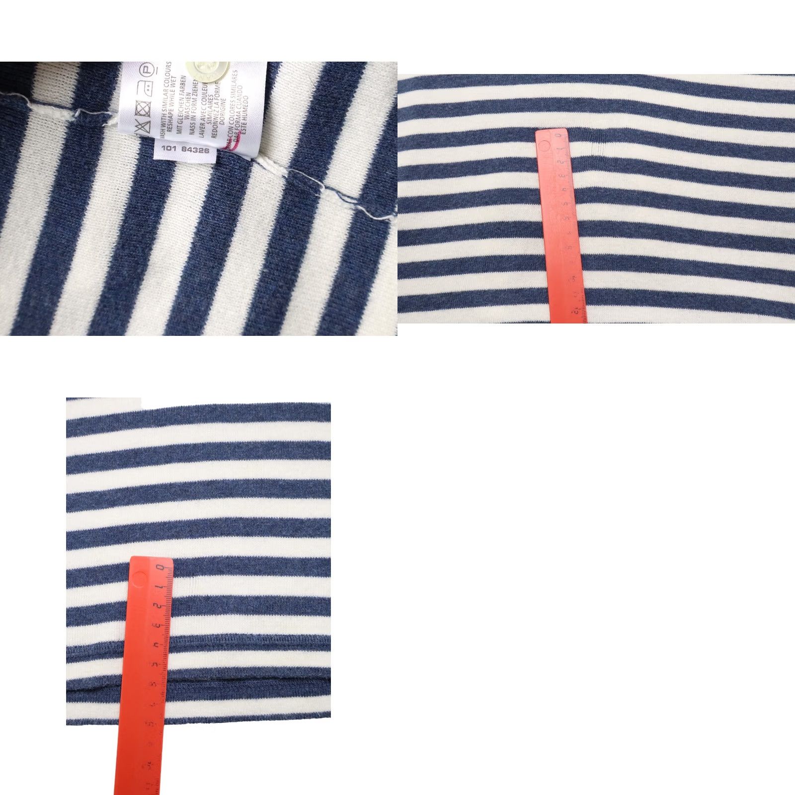 Gant Gant New Haven Jumper Men's Medium Pullover Soft Striped Polo Collar Blue Size US M / EU 48-50 / 2 - 8 Thumbnail