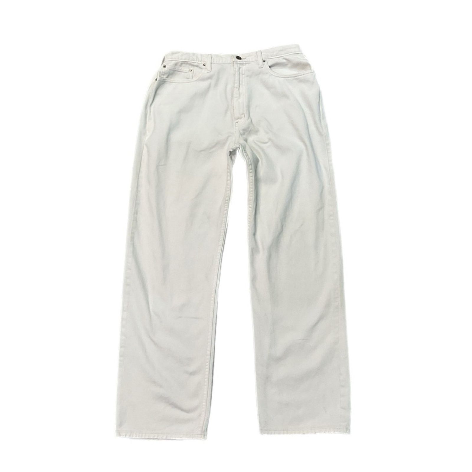 Polo Ralph Lauren 90’s Polo Ralph Lauren White Denim Jeans Size US 32 / EU 48 - 1 Thumbnail