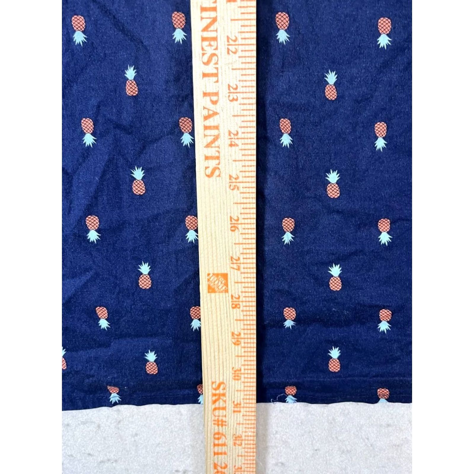Vintage Trunks Surf and Swim Co. Shirt Blue Button-Up Tiki Luau Hula Pineapple Preppy Men L Size US L / EU 52-54 / 3 - 3 Thumbnail