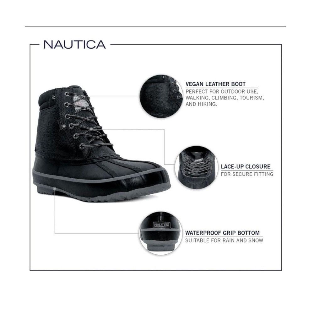 Nautica Nautica Men’s Snow Boots sz 14 Wide Big & Tall NEW H226 Size US 14 / EU 47 - 5 Thumbnail