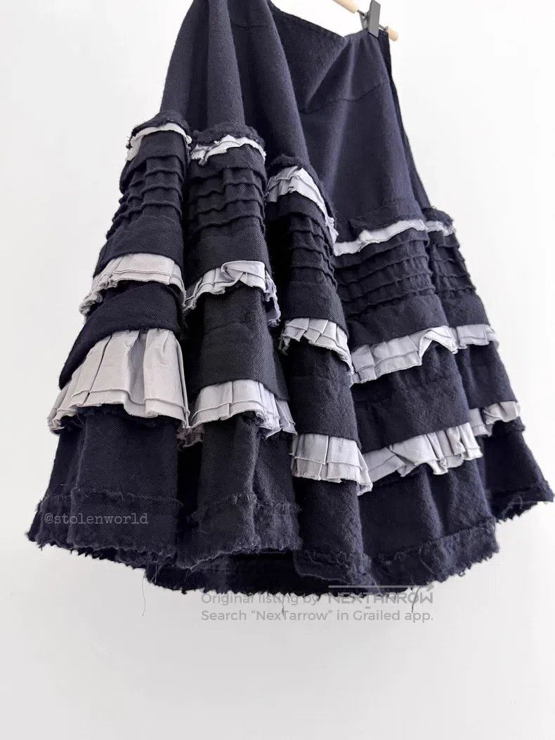 Comme des Garcons Comme des Garcons size M Lace Pleated Layered Cake Skirt Size 25" / US 0 / IT 36 - 3 Thumbnail