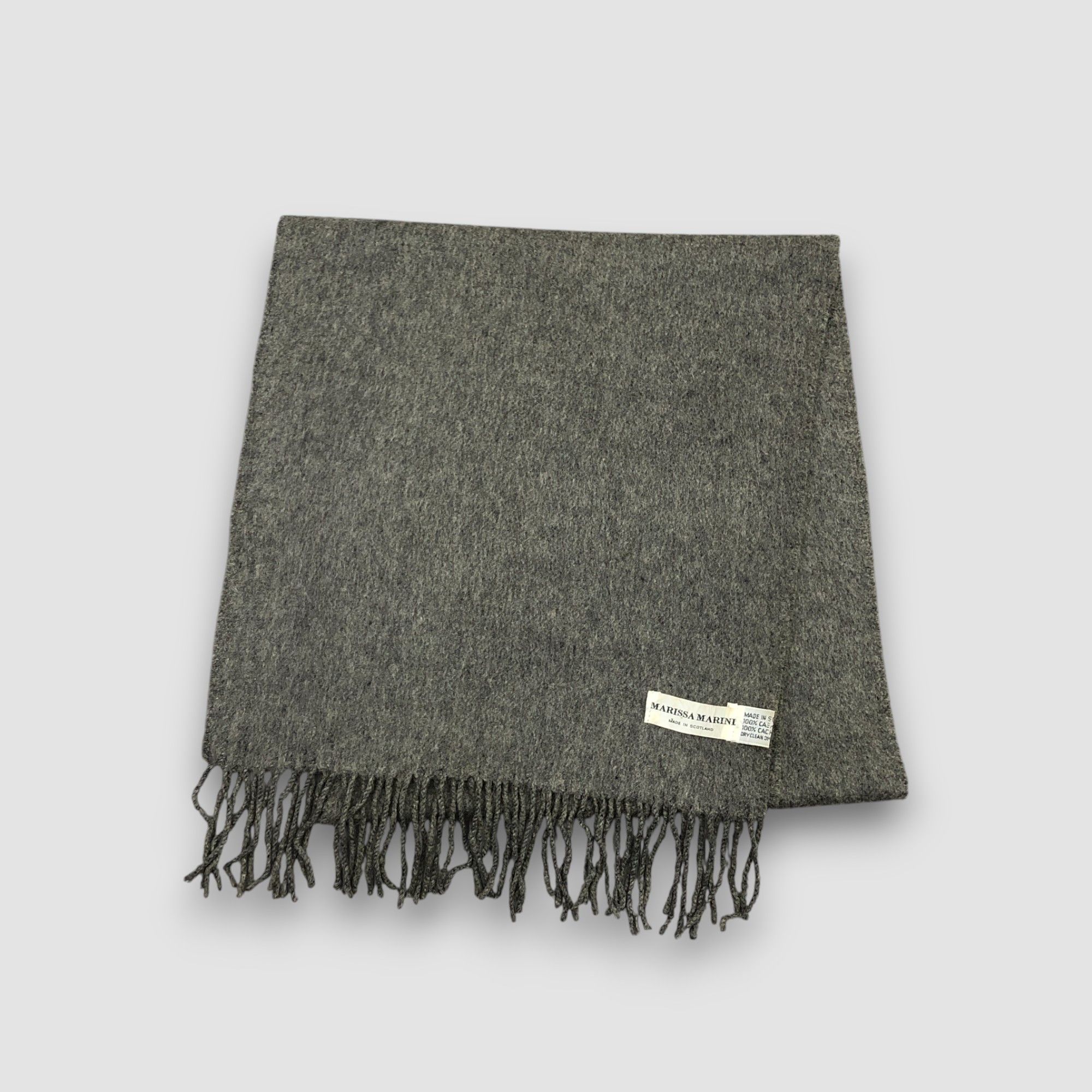 Vintage Vintage Marissa Marini Scarf Muffler Wool Cashmere Scarves Size ONE SIZE - 2 Thumbnail
