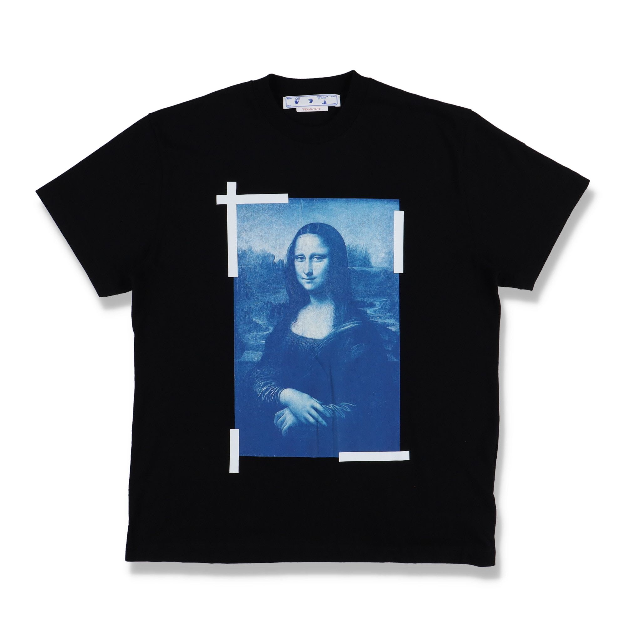 Off-White Black Mona Lisa Logo Oversized T-shirt Size US M / EU 48-50 / 2 - 1 Thumbnail