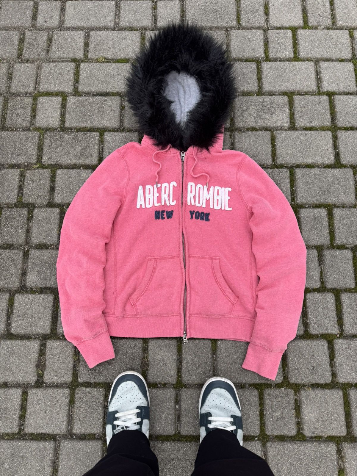 Abercrombie & Fitch Abercrombie & Fitch fur Zip Hoodie if six was nine Style Size L / US 10 / IT 46 - 1 Thumbnail