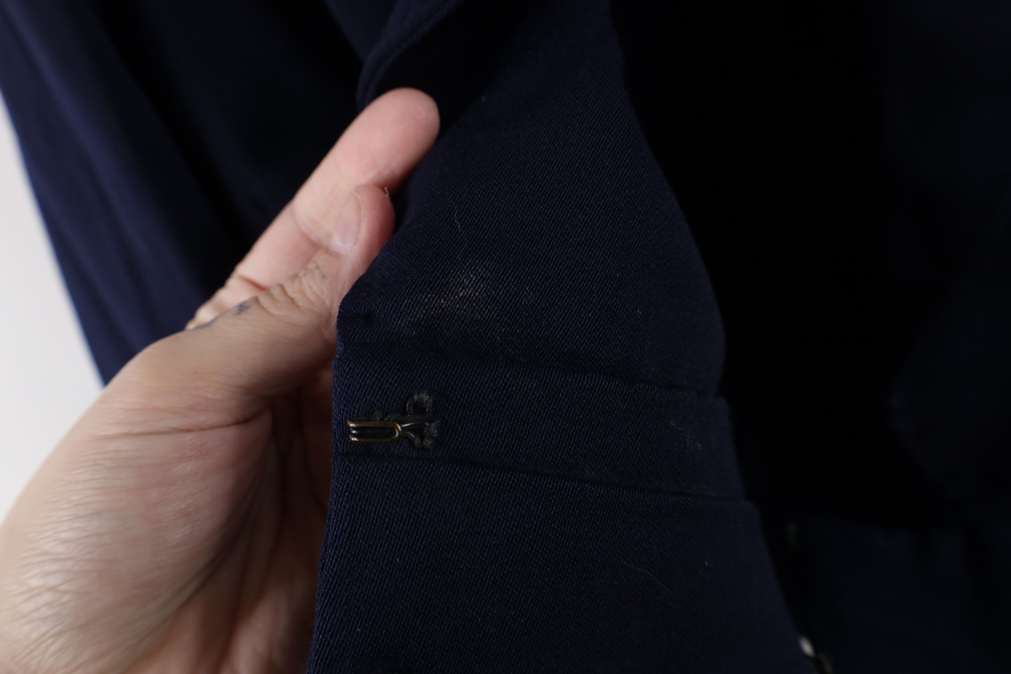 Vintage Vintage 30s 40s Military Crest Clasp Hook Blazer Jacket USA Size M / US 6-8 / IT 42-44 - 7 Thumbnail