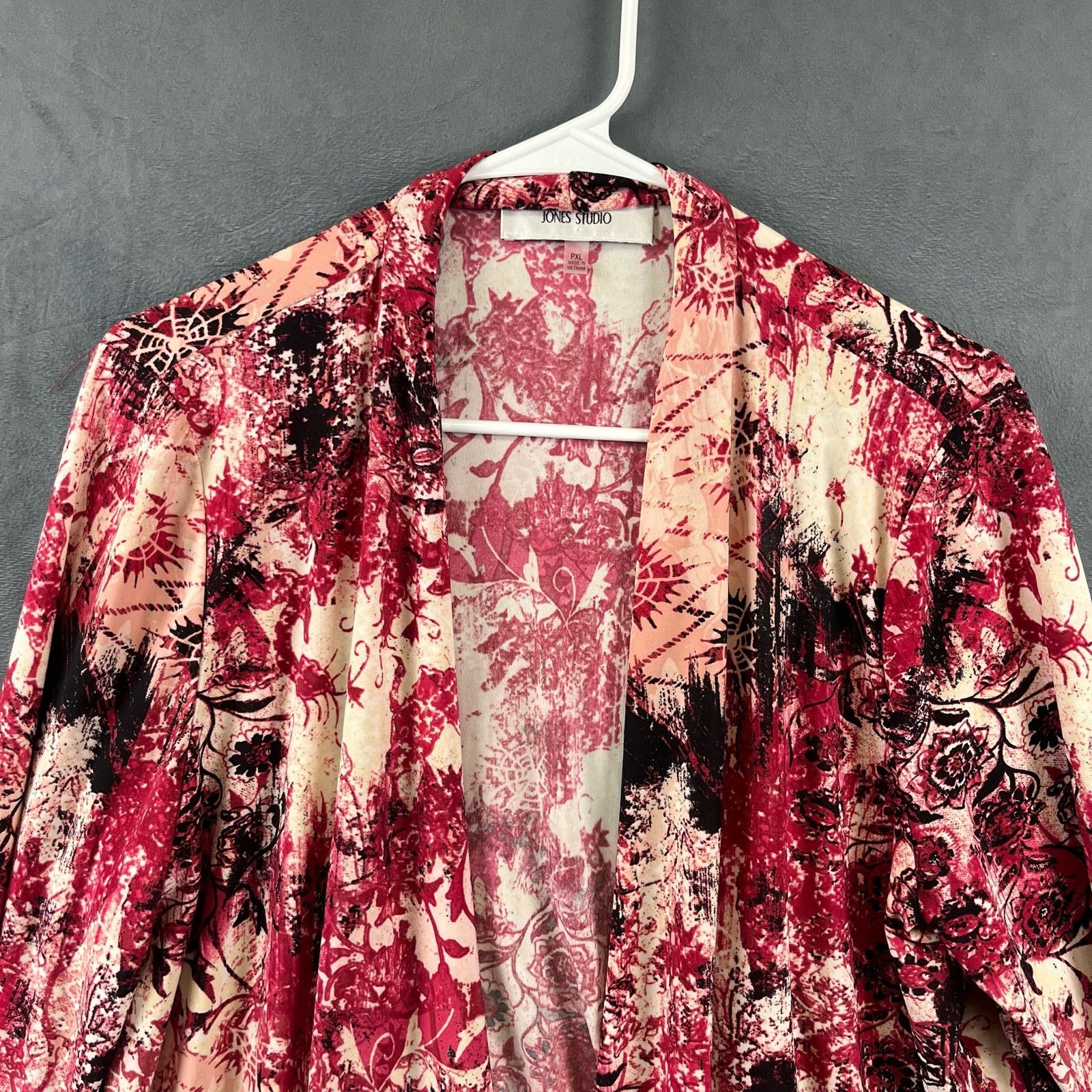 Other Jones Studio Y2K Petite XL Open Front floral Cardigan Kimono Size XL / US 12-14 / IT 48-50 - 4 Thumbnail