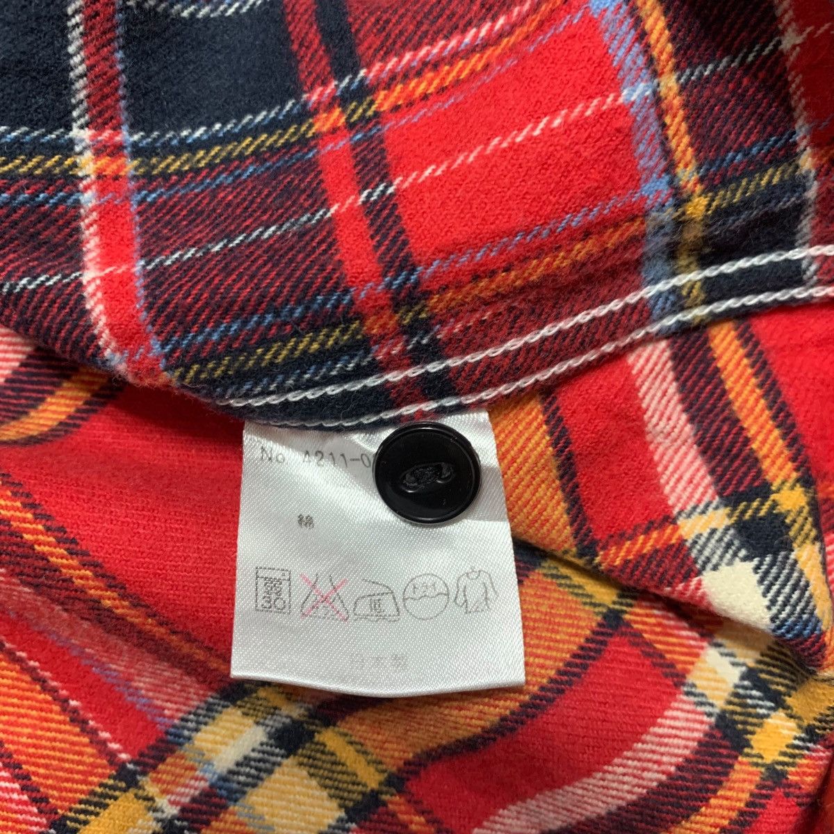 Beams Plus Beams Color Block Tartan Shirt Size US M / EU 48-50 / 2 - 6 Thumbnail