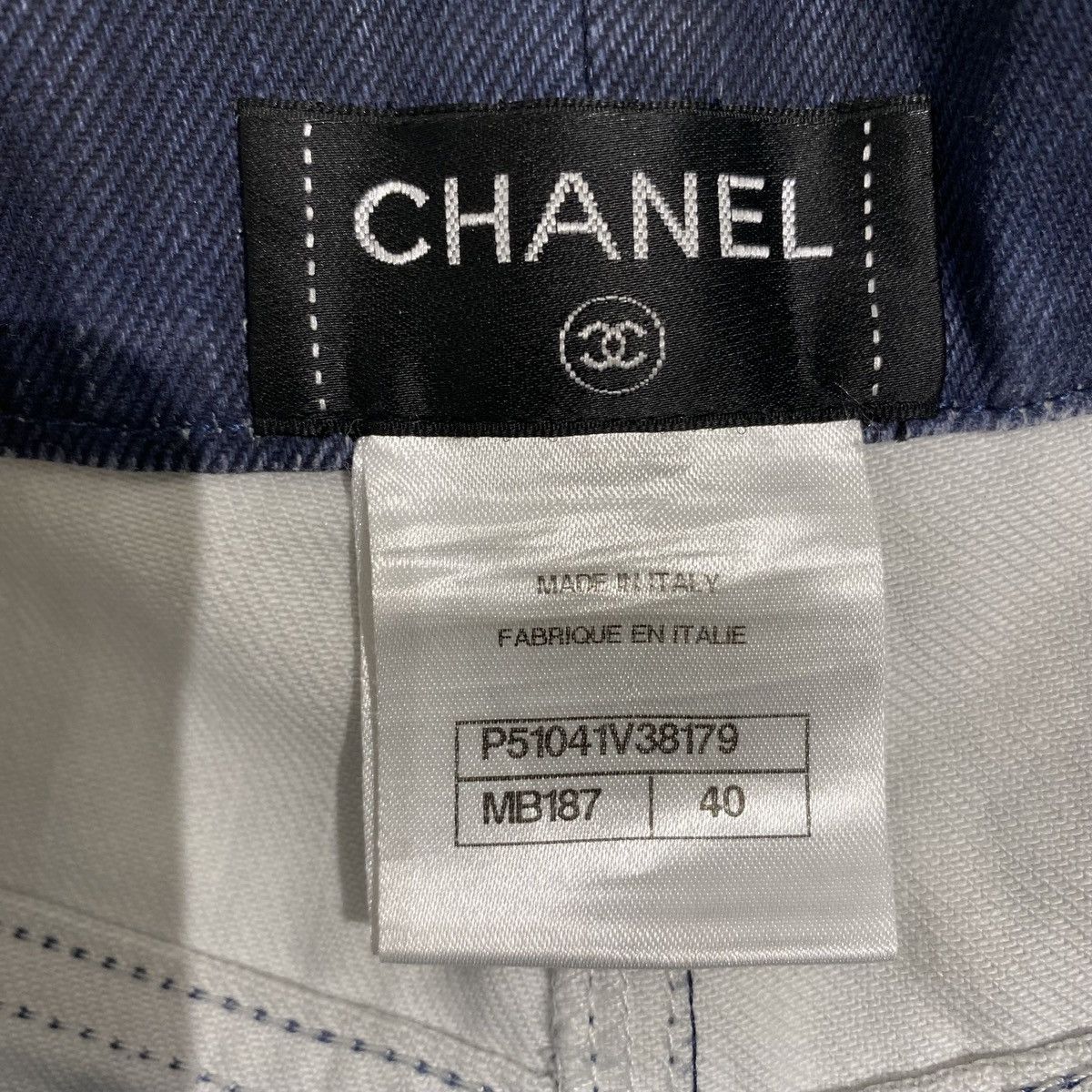 Chanel Chanel Blue Denim Shorts K26WX Size 27" / US 4 / IT 40 - 5 Thumbnail