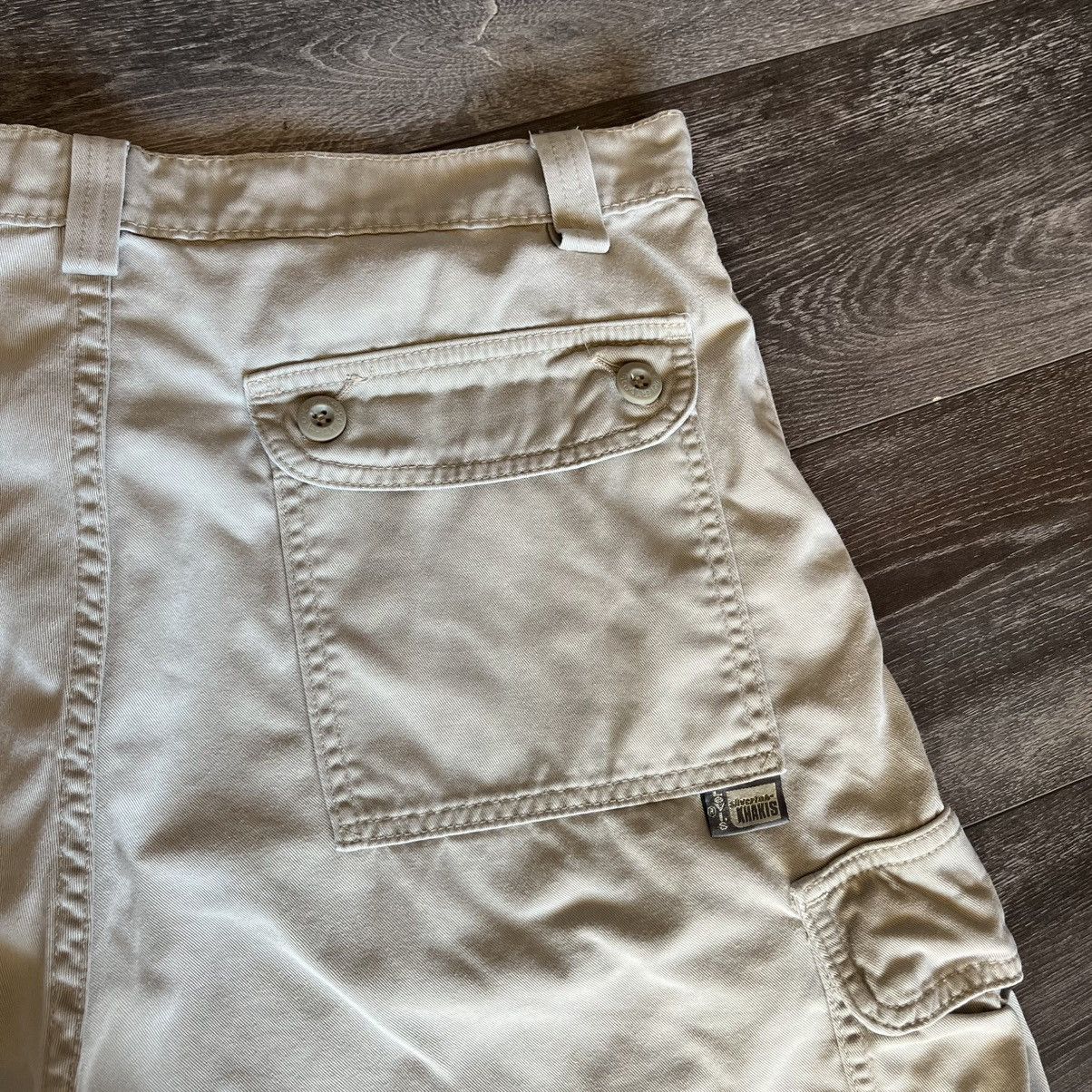 Levi's Vintage 1990s Levi’s Silver Tab Khakis Cargo Beige Shorts 36 Size US 36 / EU 52 - 3 Thumbnail
