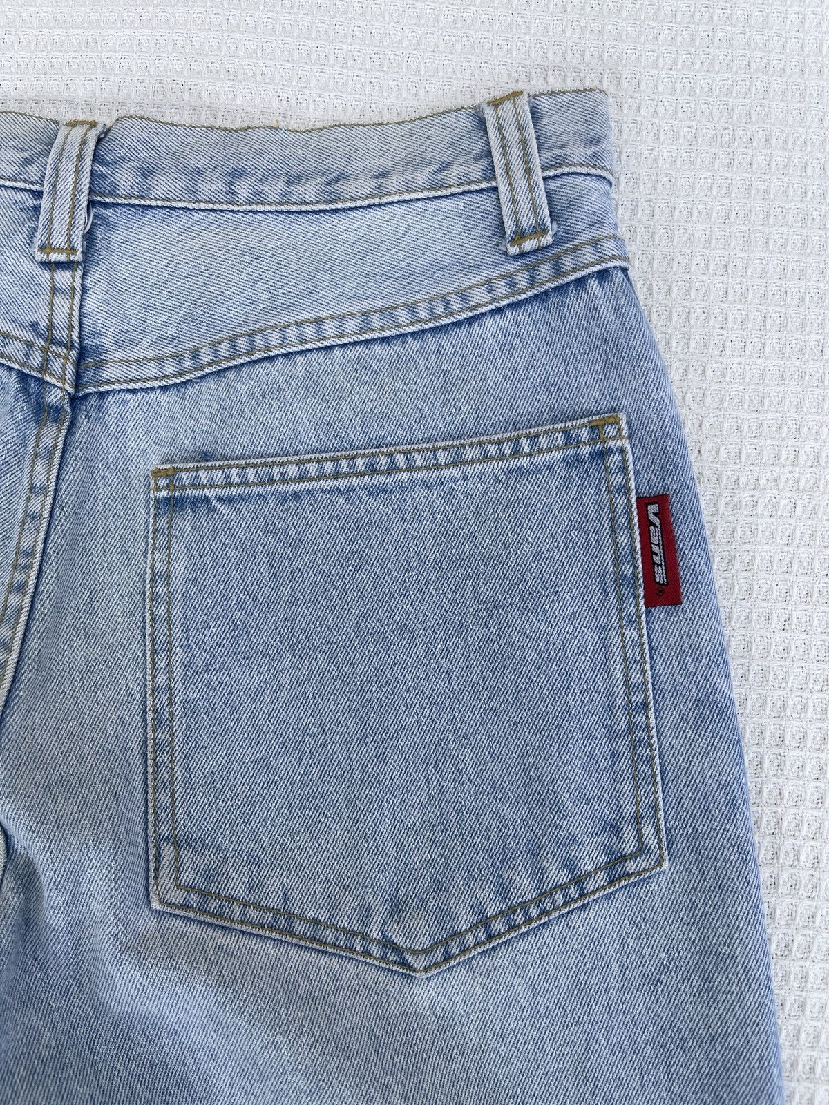 Vans Last Drop🔥Rare🔥Vintage 90s Vans USA Baggy Fit Jeans Size US 29 - 3 Thumbnail