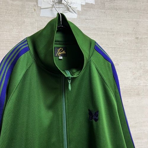 Needles Jacket Zip Up Tape Long Sleeve Green Size US XL / EU 56 / 4 - 3 Thumbnail