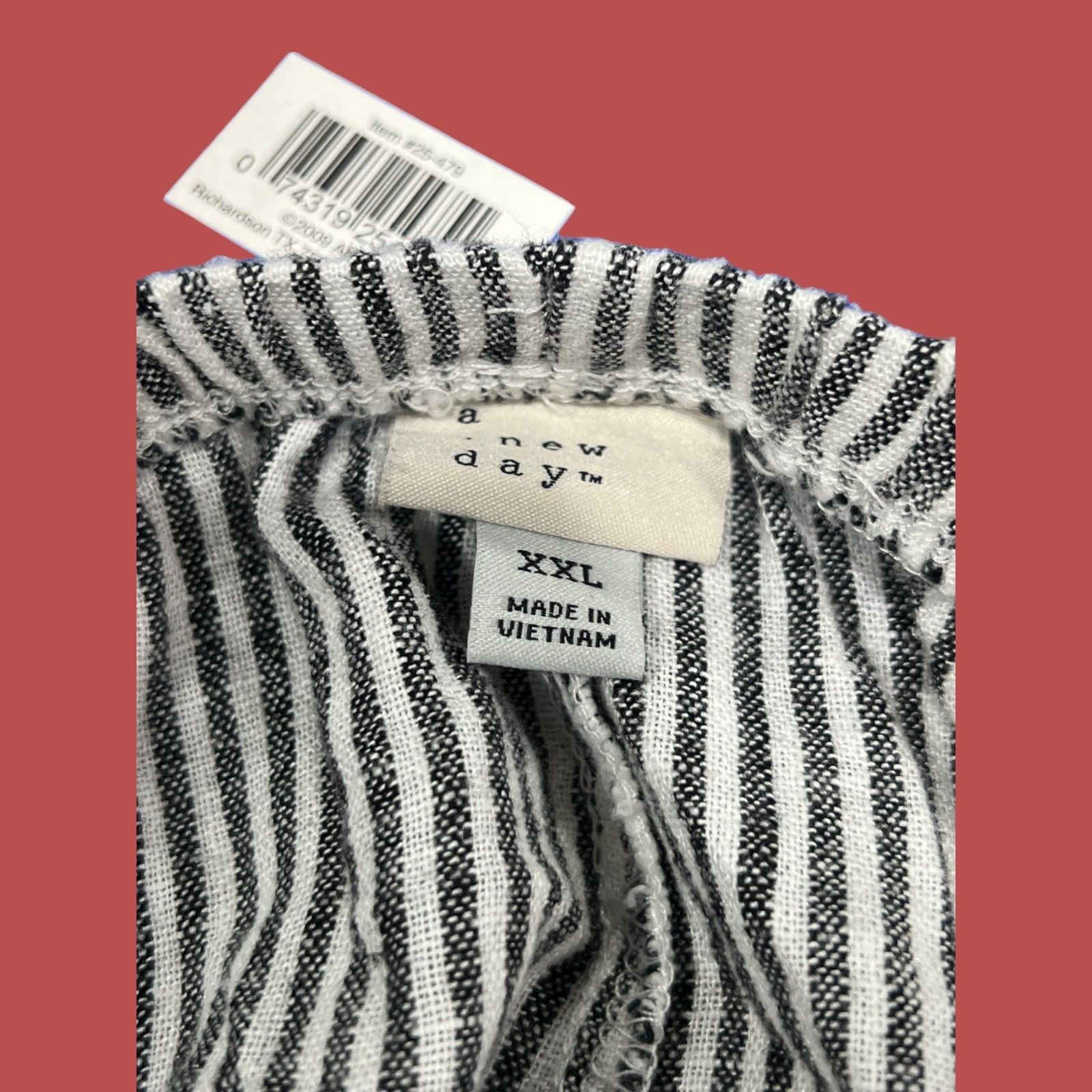 Other A New Day - Women's High-Rise Wide Leg Linen Pants - Black/W Size 38" / US 16 / IT 52 - 14 Thumbnail
