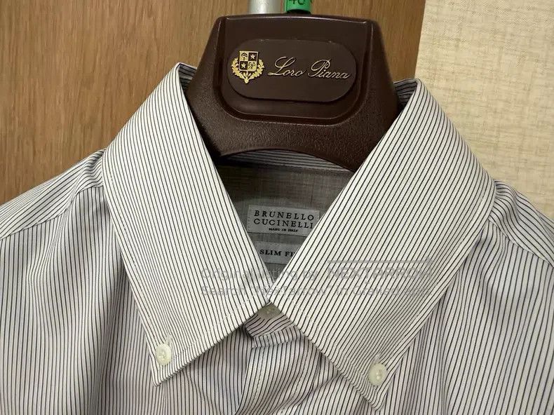 Brunello Cucinelli Brunello Cucinelli Men's Shirt Size US M / EU 48-50 / 2 - 2 Thumbnail