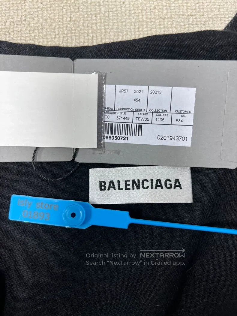 Balenciaga Balenciaga Crystal logo jacket Size XXS / US 00 / IT 34 - 4 Thumbnail