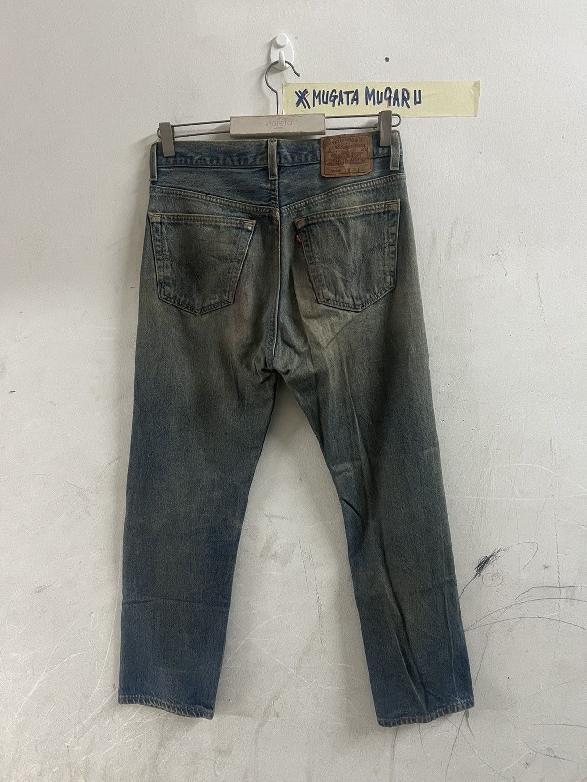 Japanese Brand × Levi's Vintage Clothing RUSTY‼️VINTAGE 501 RUSTY DENIM PANT KURT COBAIN Size US 30 / EU 46 - 8 Thumbnail