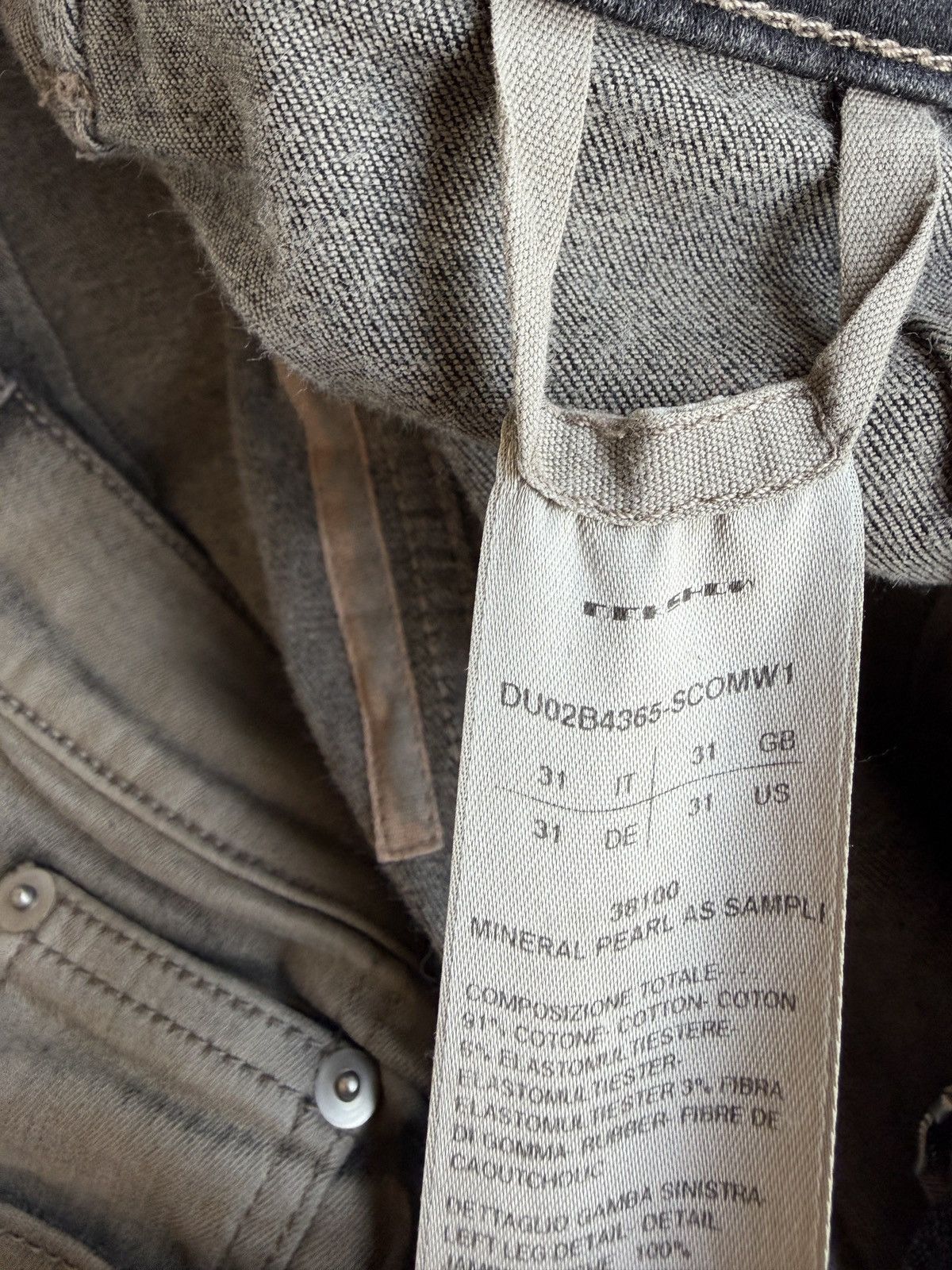 Rick Owens Mineral Pearl Bolan Bootcut
