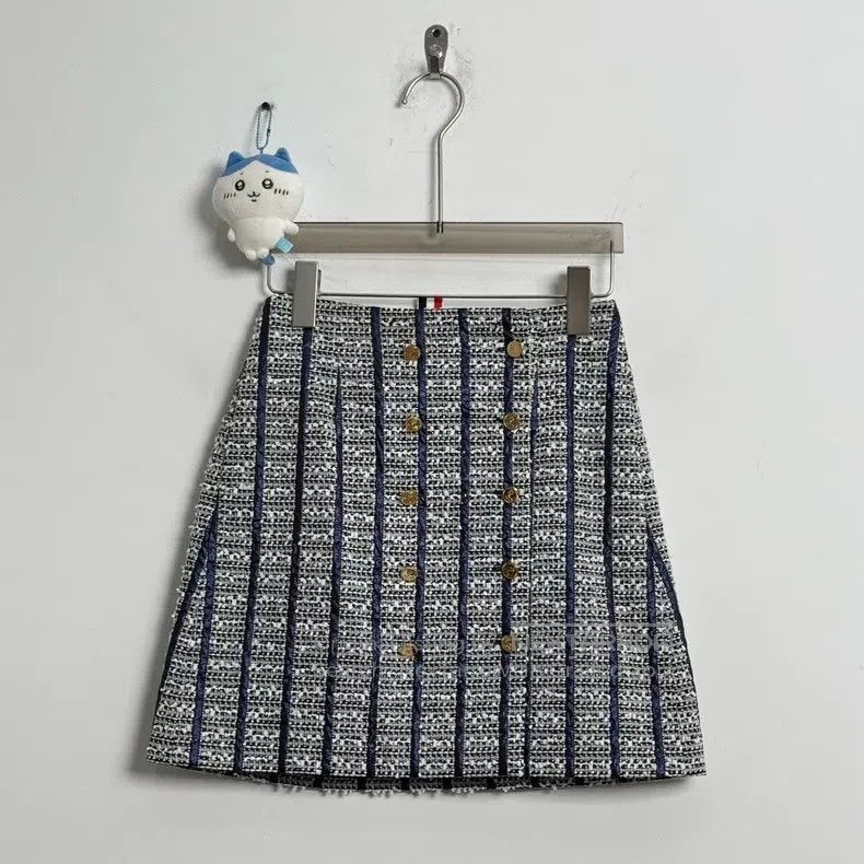 Thom Browne Thom Browne Golden button knit skirt Size 26" / US 2 / IT 38 - 2 Thumbnail