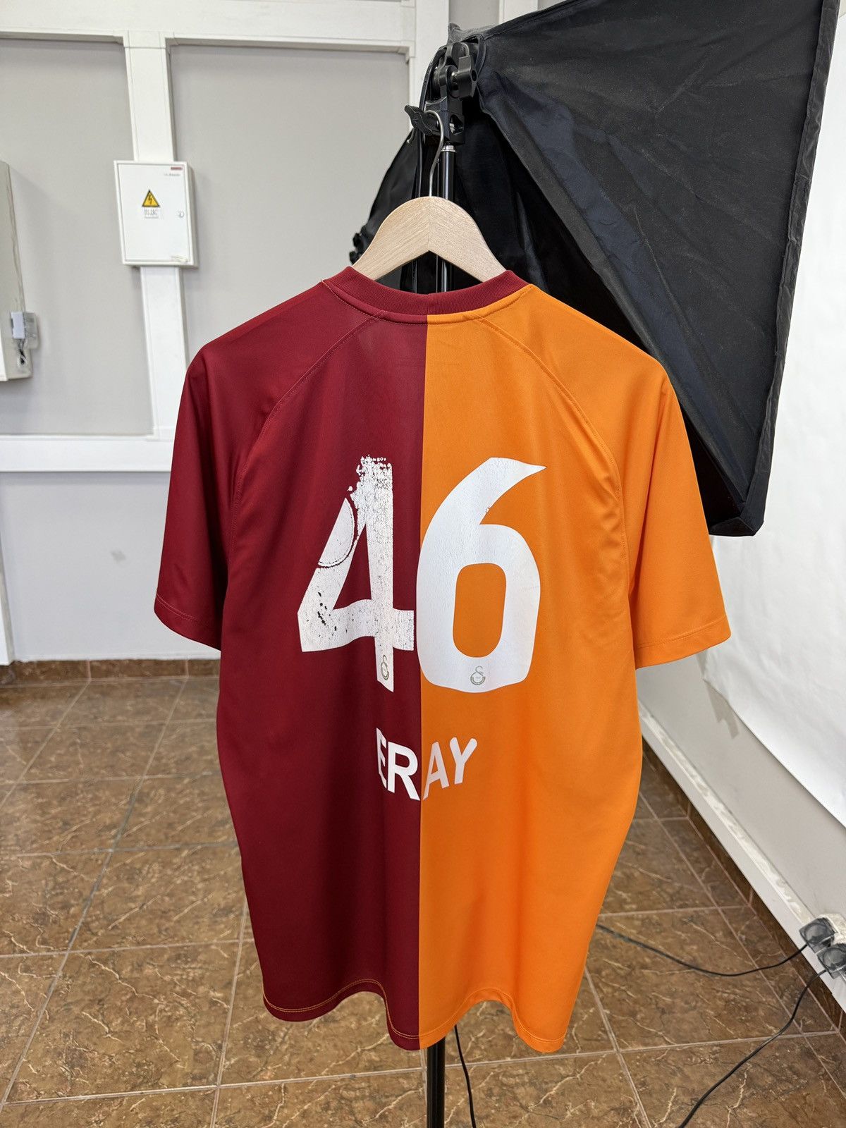 Nike 🇹🇷 23/24 Eray Iscan #46 Galatasaray Nike Home Jersey Soccer Size US XL / EU 56 / 4 - 2 Thumbnail