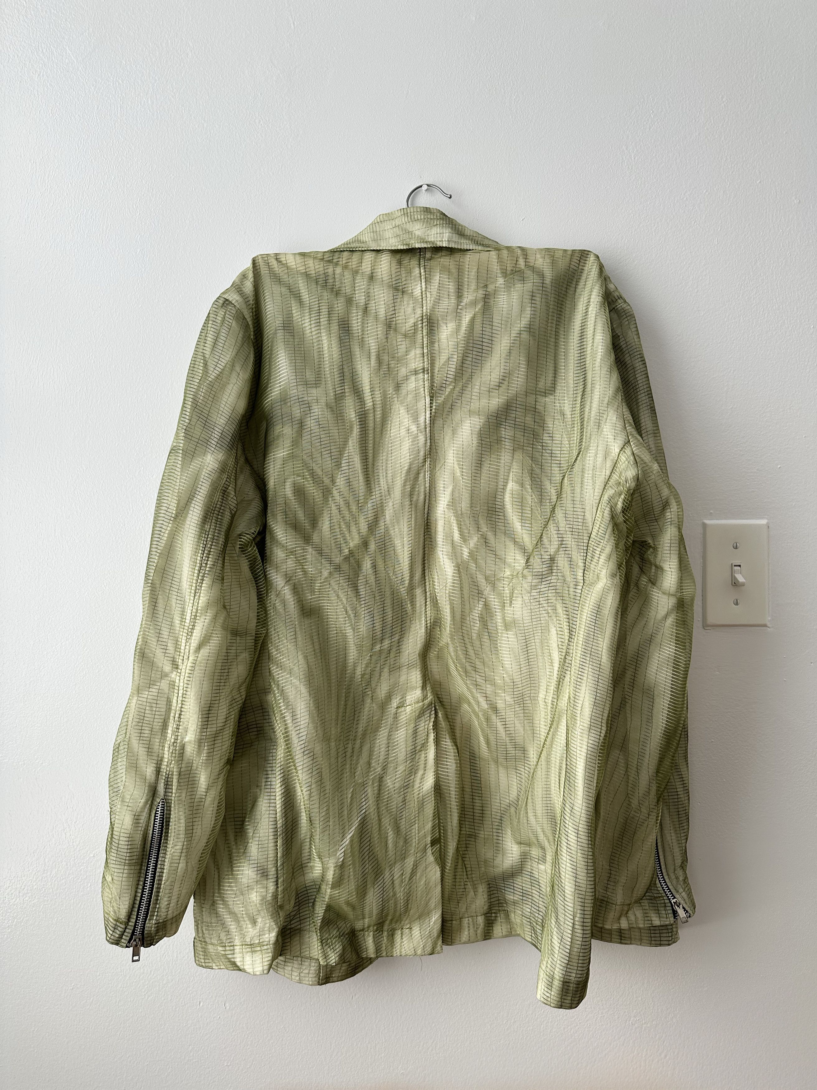 Mexicana × Vintage Piscina moire green lightweight blazer Size US M / EU 48-50 / 2 - 5 Thumbnail