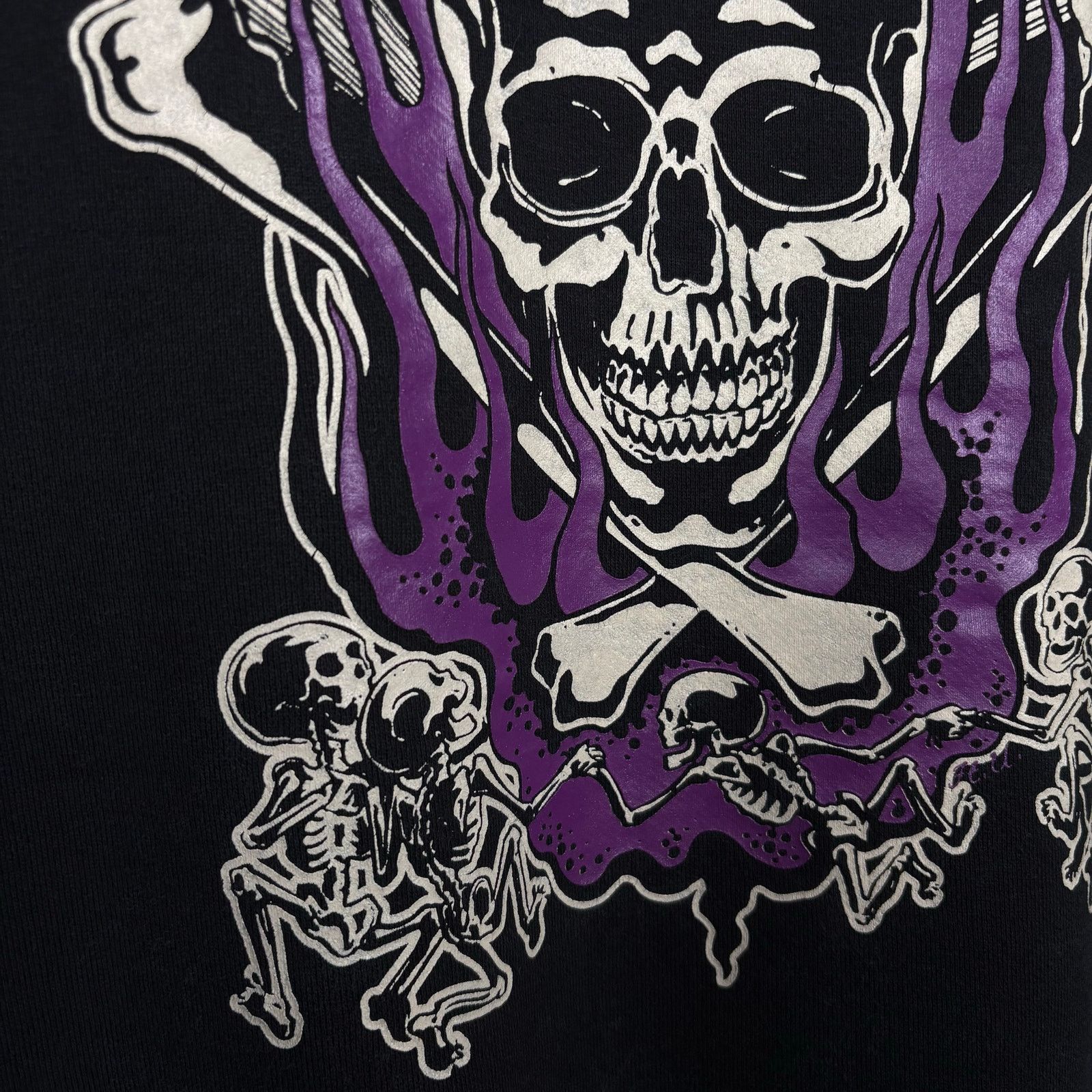 Japanese Brand × Magical Design × Vintage 🇯🇵MAGICAL DESIGN Skeletons Hoodie Size US L / EU 52-54 / 3 - 4 Thumbnail