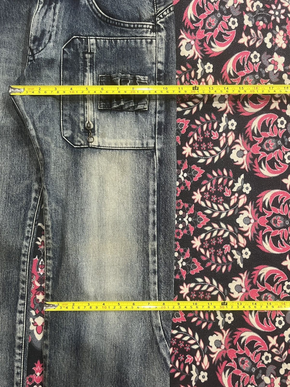 Le Grande Bleu (L.G.B.) Vintage Edwin E Function Cyberobotic Dark Mud Washed Jeans Size US 29 - 16 Thumbnail