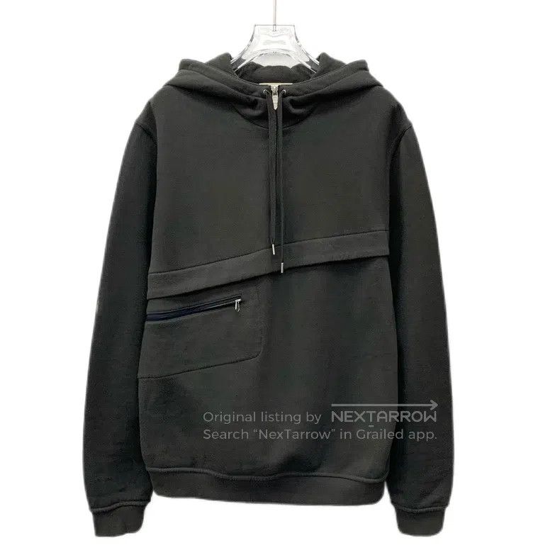 Hermes Hermes Licorice color zipper pocket hood drawstring cotton Size US M / EU 48-50 / 2 - 1 Thumbnail