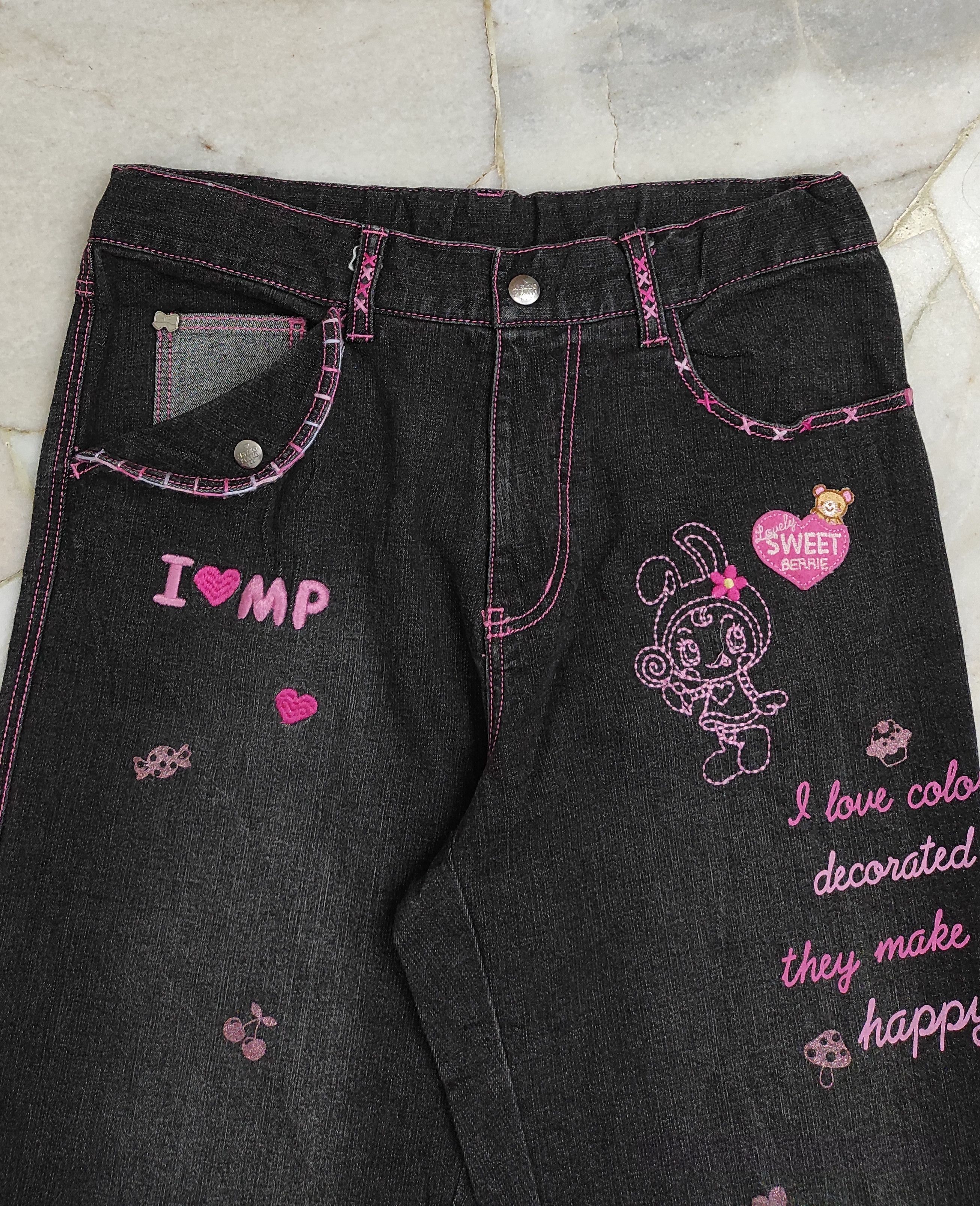 Japanese Brand Fw2000 I LOVE MEZZO PIANO JEANS Size 28" / US 6 / IT 42 - 7 Thumbnail