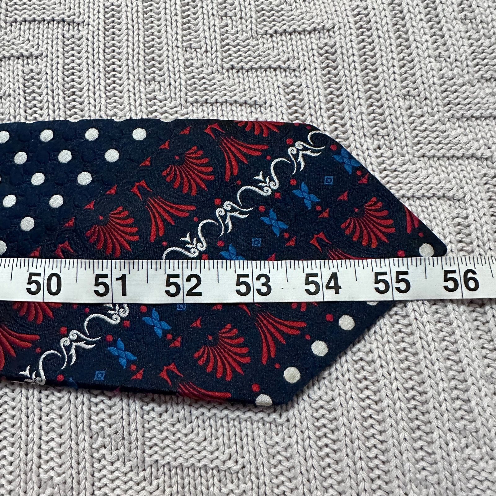 Oleg Cassini Vintage Oleg Cassini black print men's tie Size ONE SIZE - 4 Thumbnail