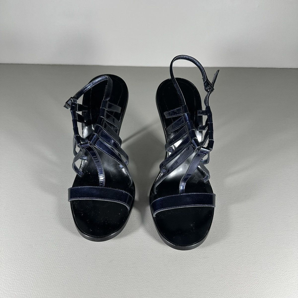Giorgio Armani Runway Giorgio Armani S/S 17 Leather Heels Size US 7.5 / IT 37.5 - 4 Thumbnail
