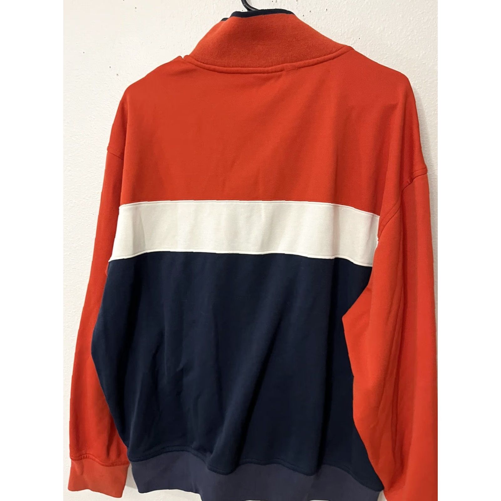 Nautica Nautica Competition Full Zip Track Jacket Mens XL Color Block Embroidered Spell Out Logo Blue White Orange casual outdoor style 2010-2019 Size US XL / EU 56 / 4 - 4 Thumbnail