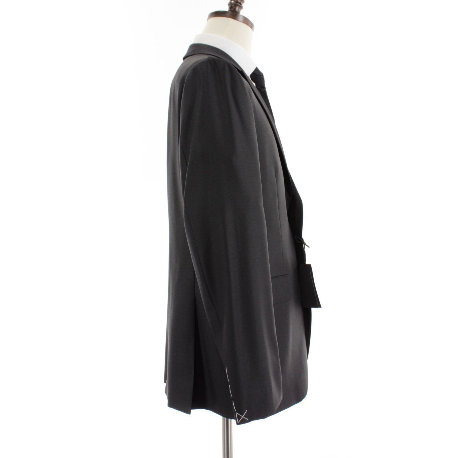 Boglioli Boglioli NWT Wool Two Piece Tuxedo Satin Peak Lapel Size 54R Size 44R - 5 Thumbnail