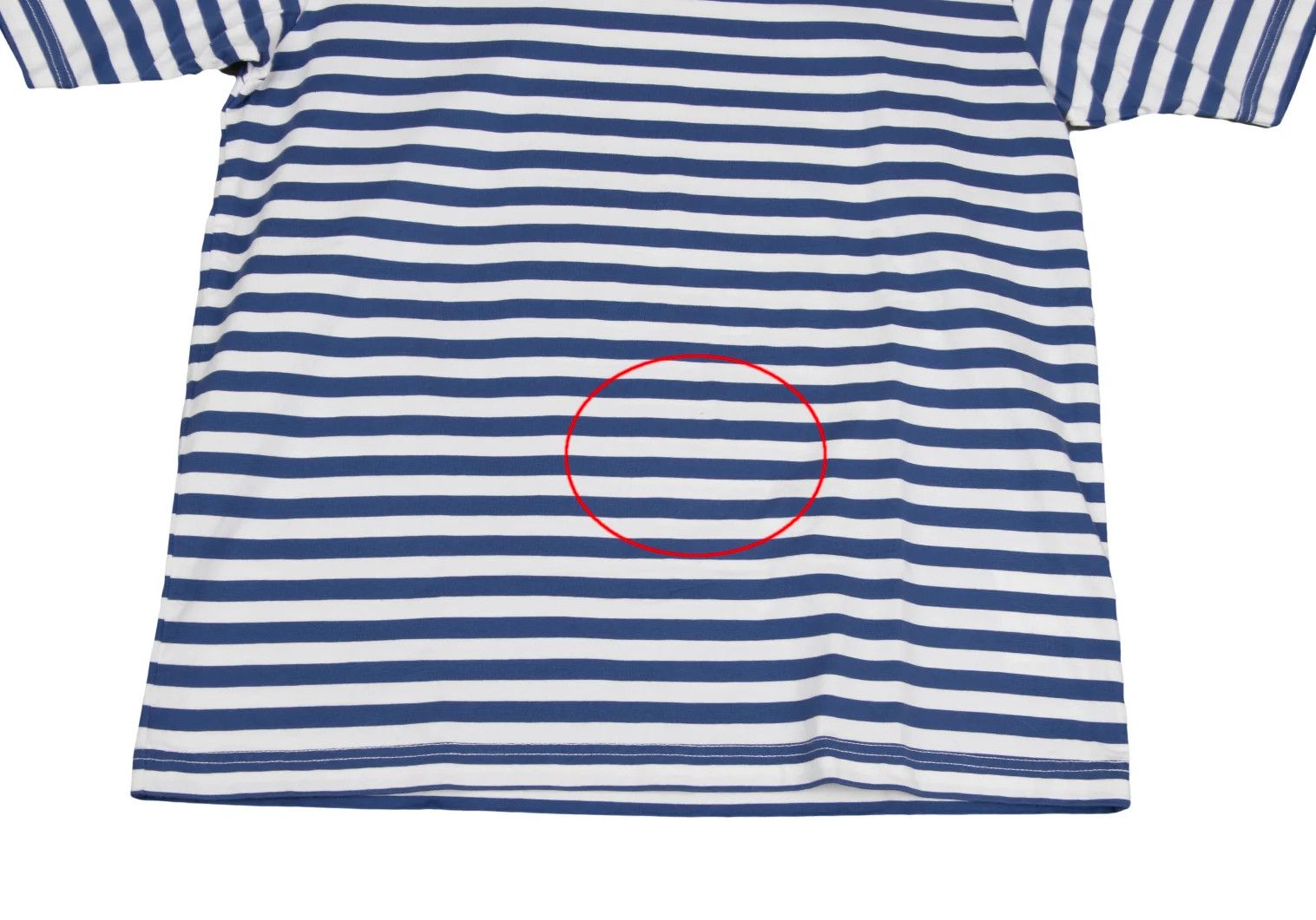 Junya Watanabe Basic Striped T-Shirt in Light Blue and White Size S Size US S / EU 44-46 / 1 - 5 Thumbnail