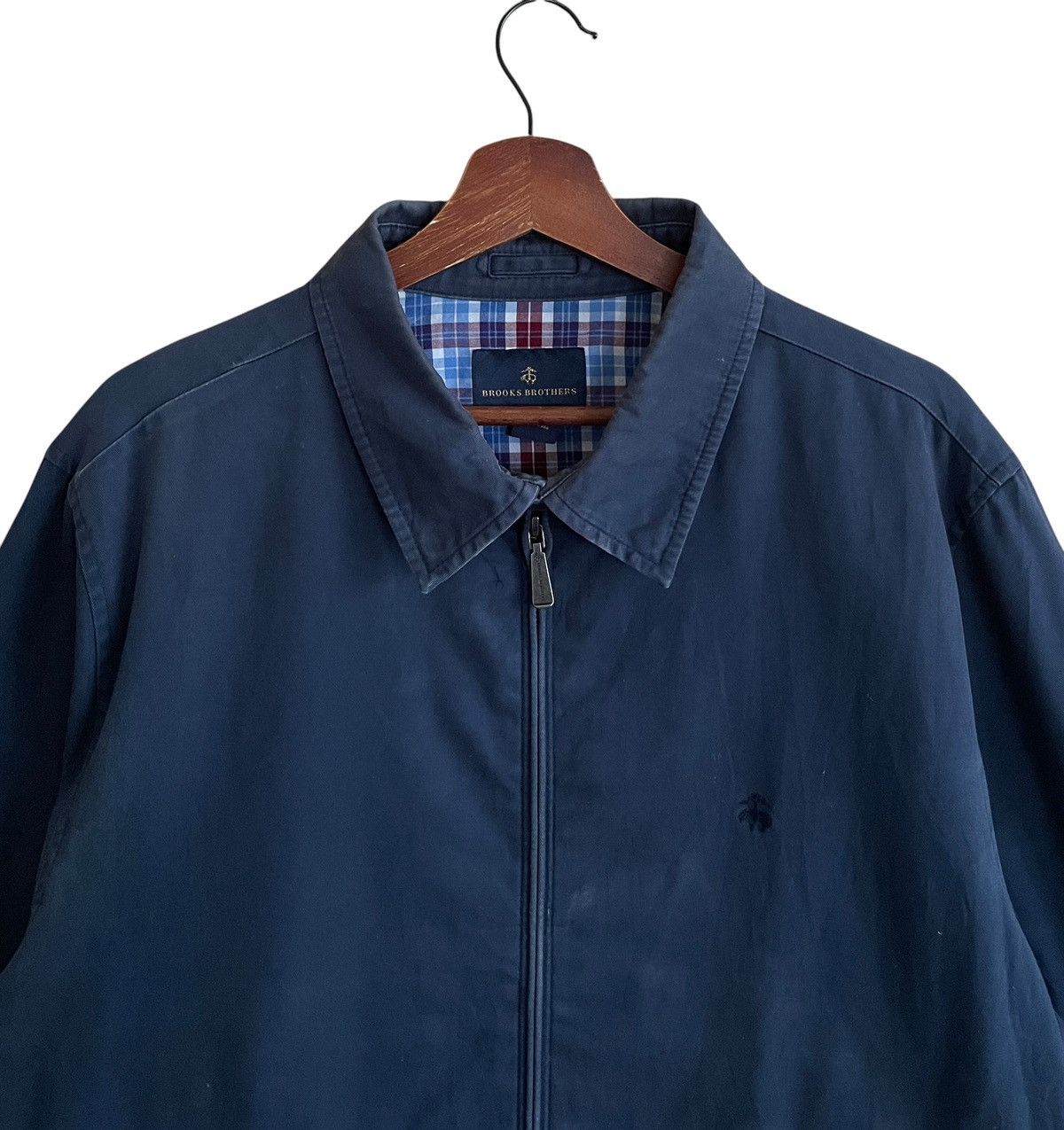 Brooks Brothers Very Rare Vintage Brand Brooks Brother Bomber Jacket 1990s Size US L / EU 52-54 / 3 - 4 Thumbnail