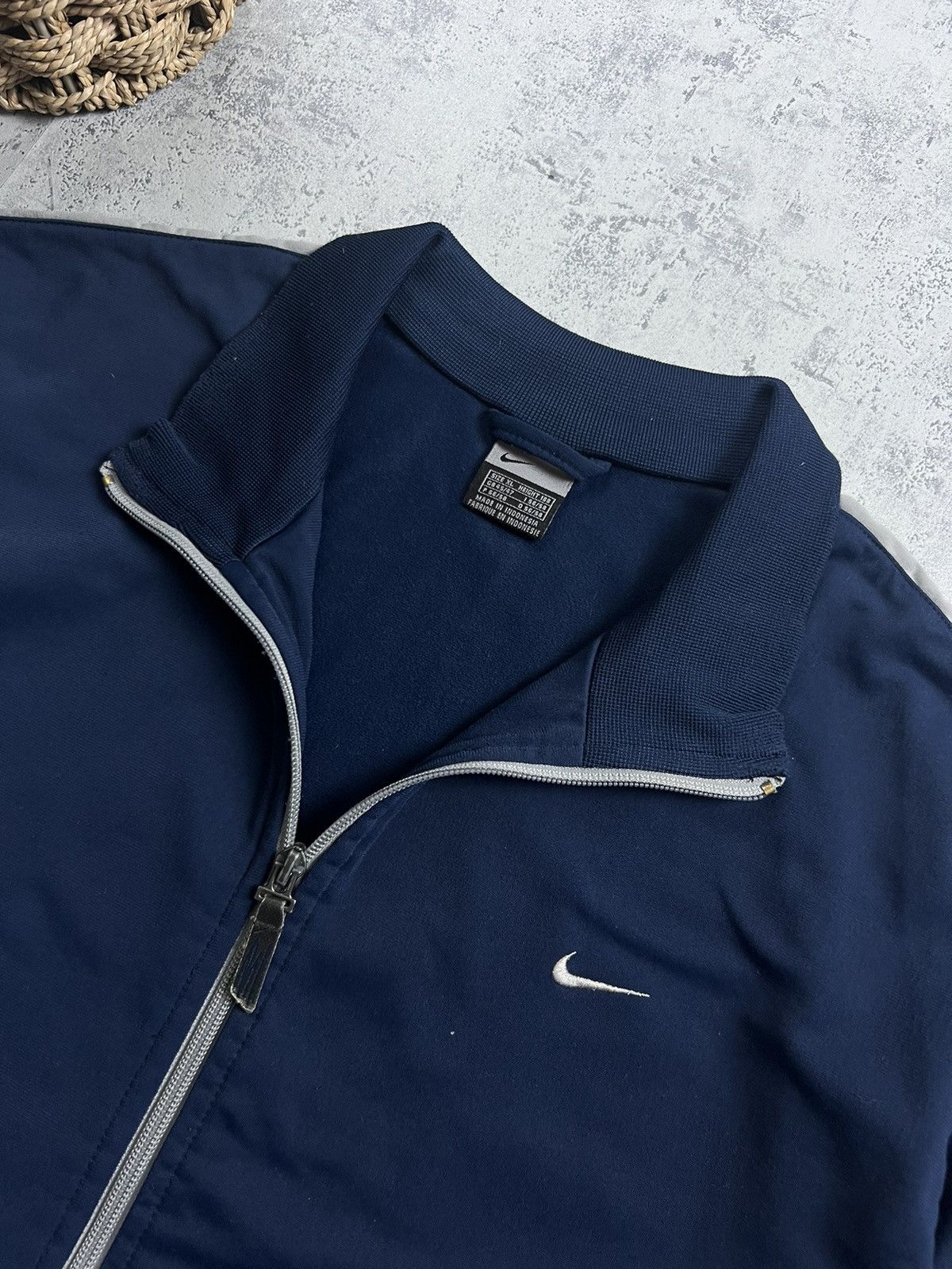 Nike 90s Nike Spellout Vintage Y2K Retro Track Jacket Size US XL / EU 56 / 4 - 5 Thumbnail
