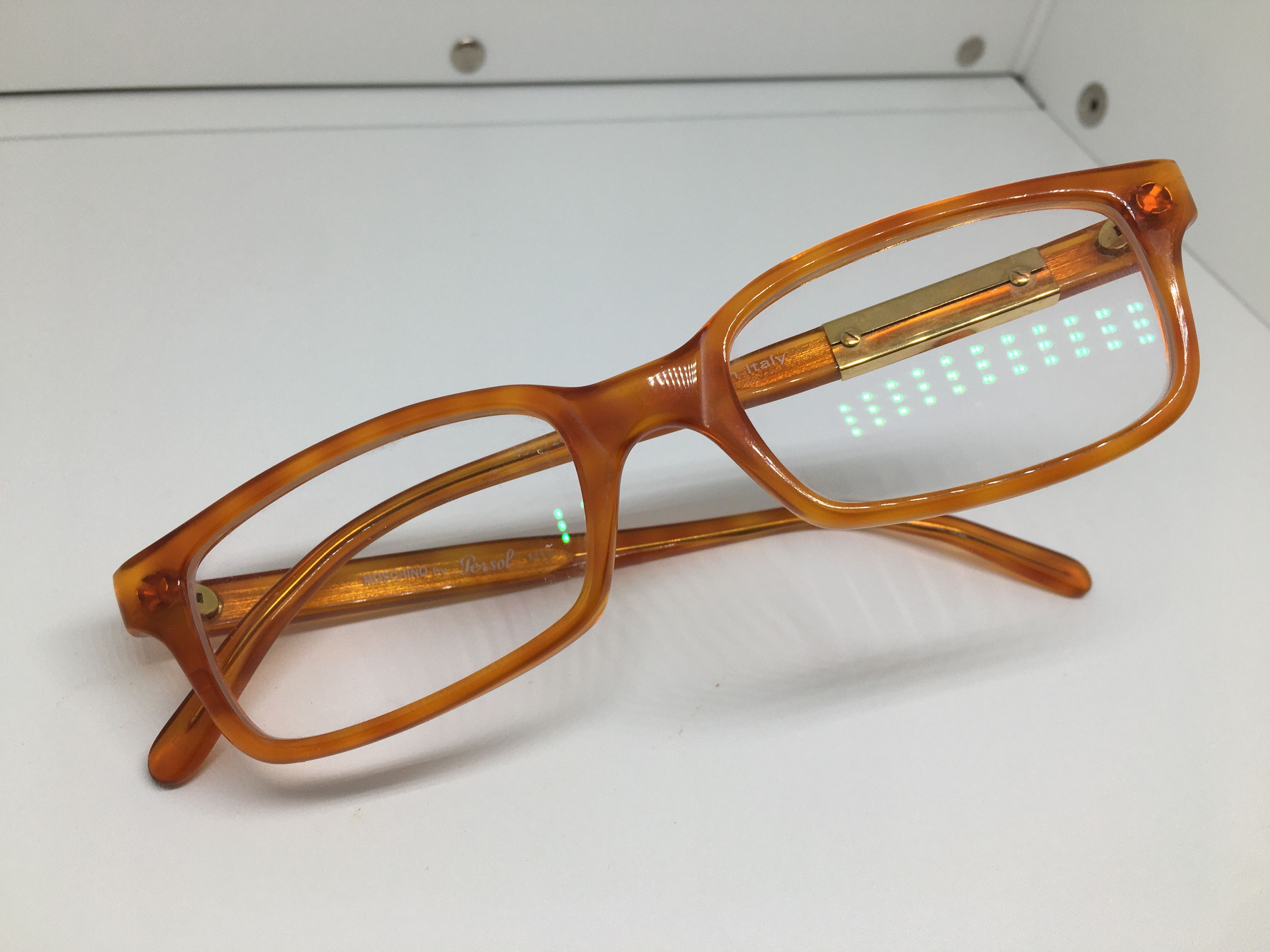 Moschino Vintage 80s Moschino by Persol Eyeglasses Frame Italy Size ONE SIZE - 1 Thumbnail