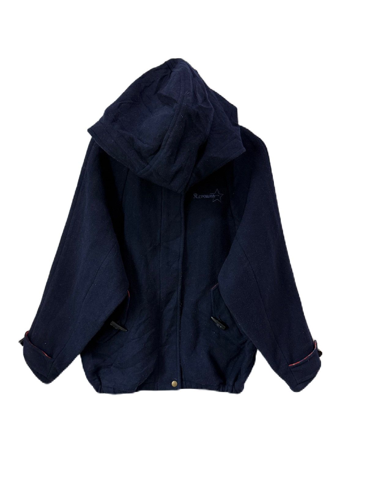 Toyo Enterprises Japan Brand Rodeo Crown Zipper Wool Jacket With Hoodies Size US M / EU 48-50 / 2 - 2 Thumbnail