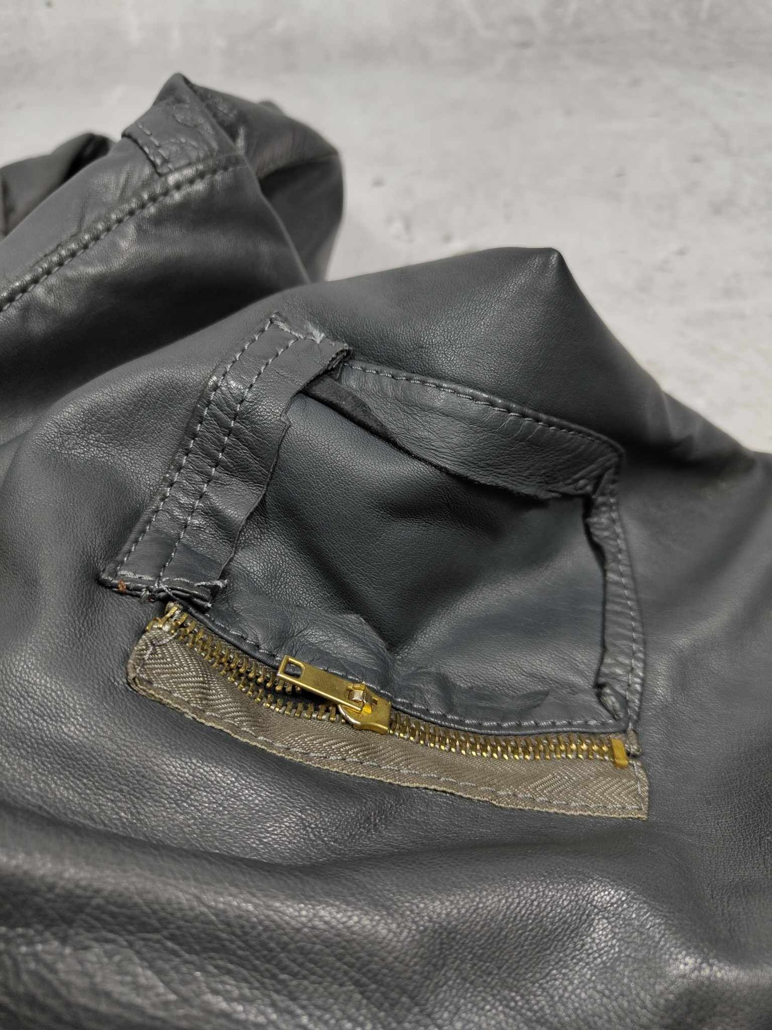 Marithe + Francois Girbaud 80s Vintage Marithé + François Girbaud Leather Bomber Jacket Size US XL / EU 56 / 4 - 11 Thumbnail