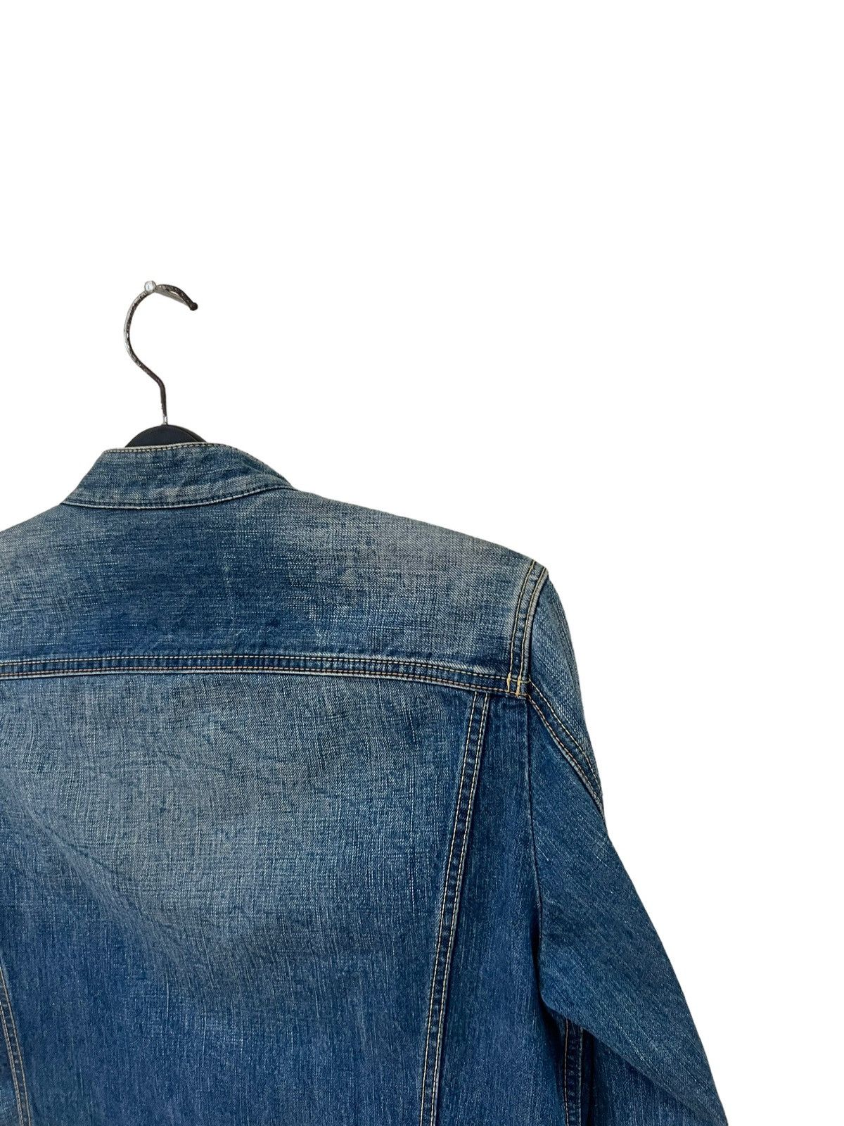 Japanese Brand Velvet Blue Japan Panter Denim Cafe Racer Jacket Size US M / EU 48-50 / 2 - 20 Thumbnail