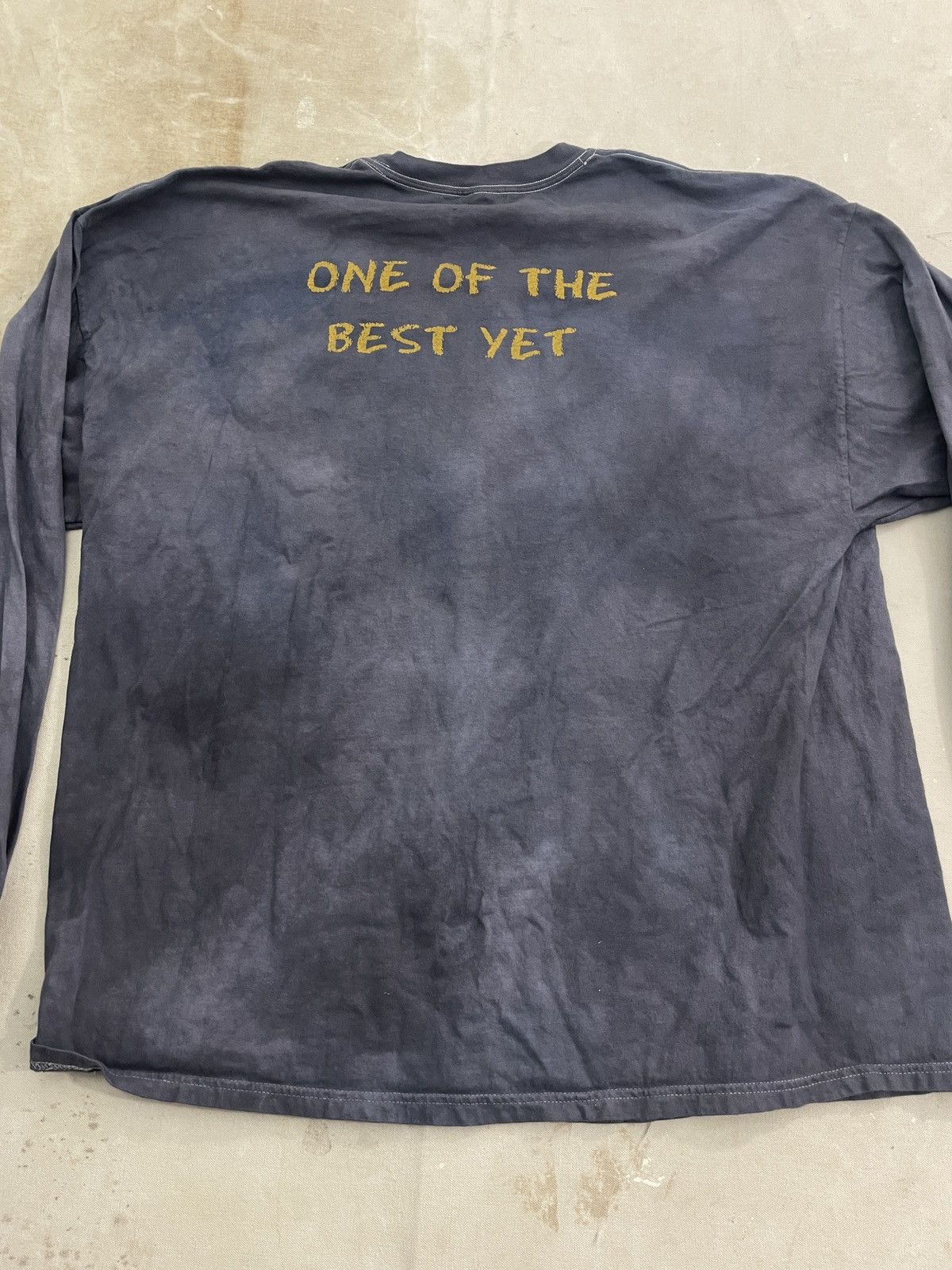 Vintage GangStarr ONE OF THE BEST YET overdyed Longsleeve tee XLXXL Size US XL / EU 56 / 4 - 8 Thumbnail